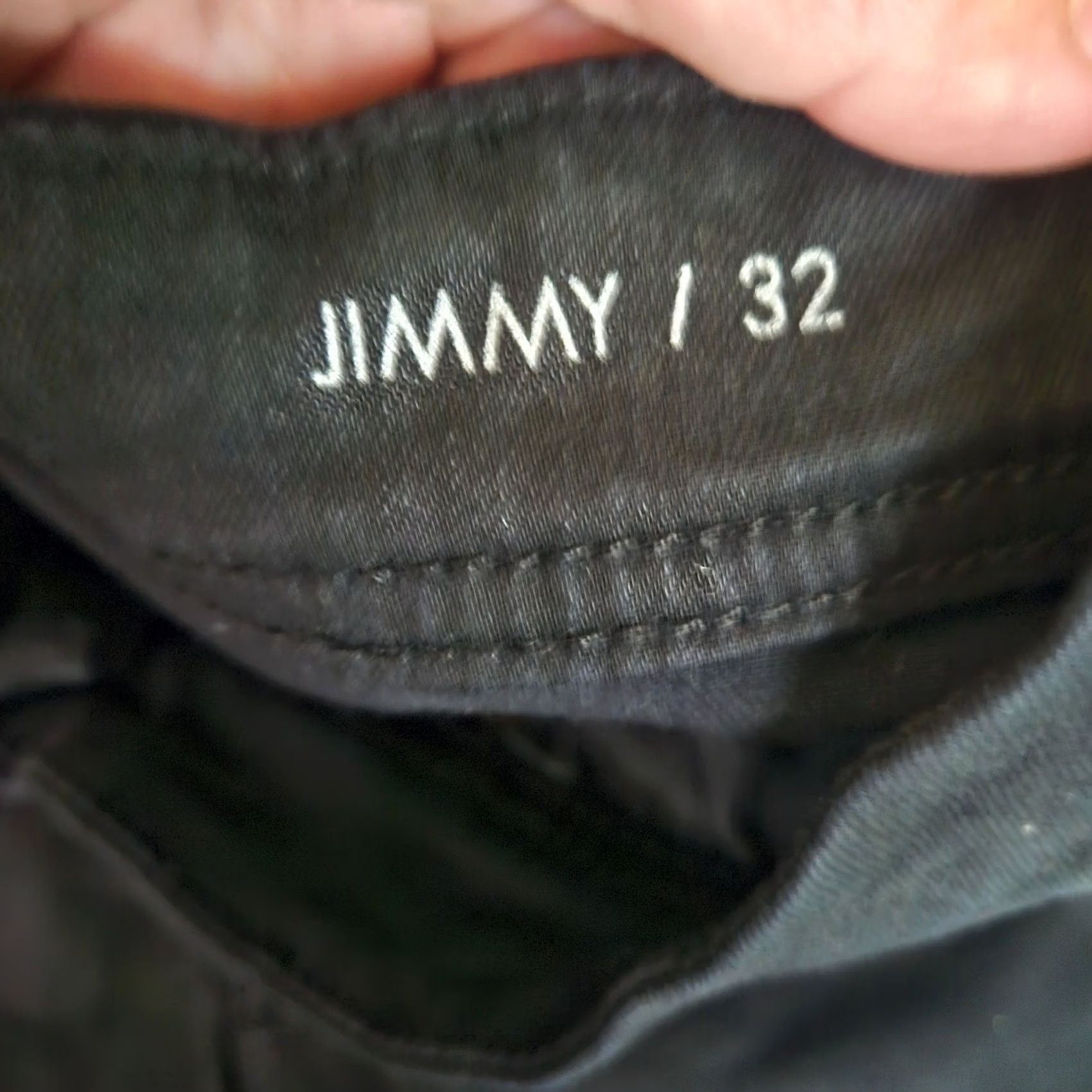 Vintage Fidelity Denim Jeans Men’s 32 Black Straight Regular Rise 5-Pocket Denim Cotton/Spandex Button Zip INSEAM 27 Size US 32 / EU 48 - 5 Thumbnail