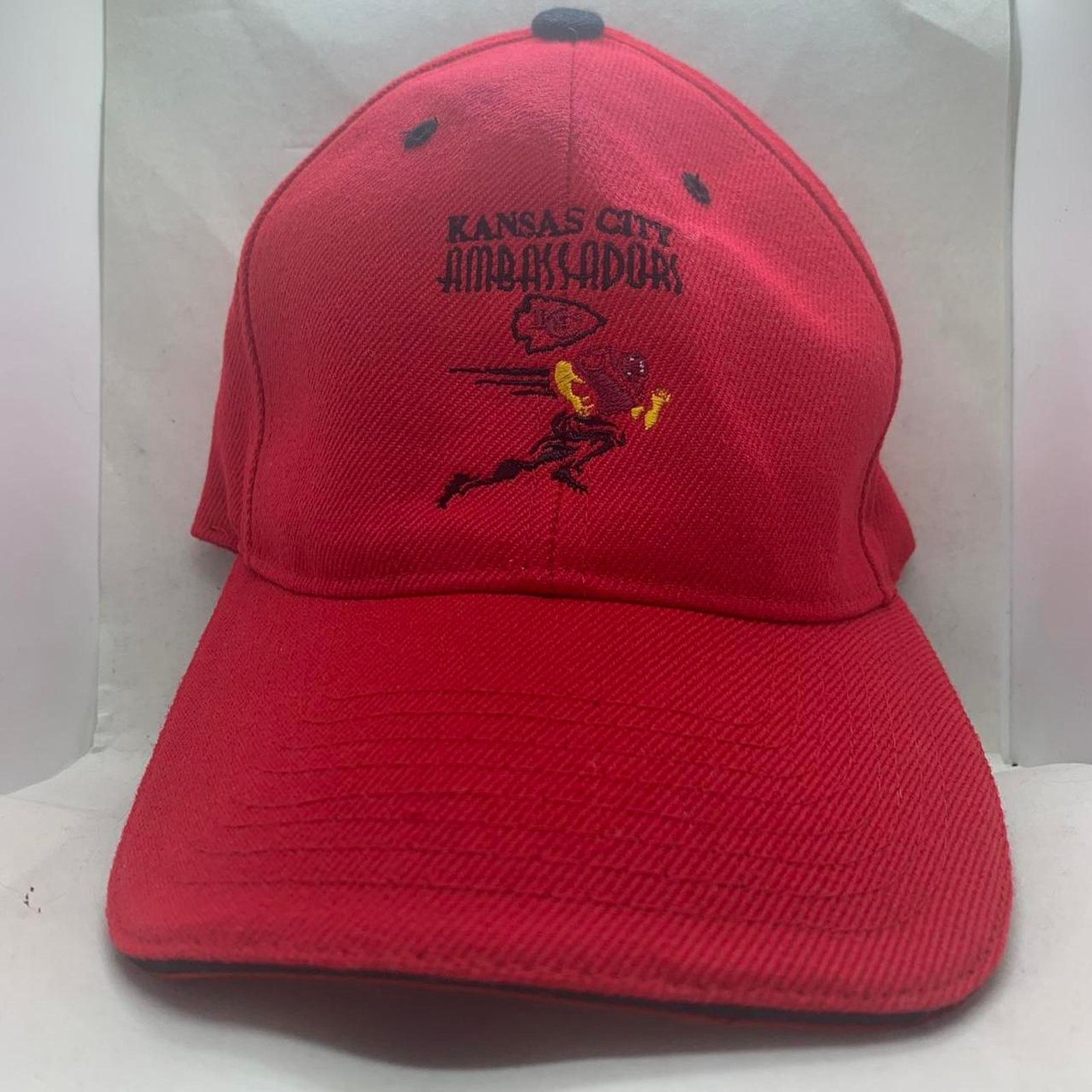 NFL vintage 90s KANSAS CITY CHIEFS AMBASSADORS strapback hat cap Size ONE SIZE - 1 Thumbnail