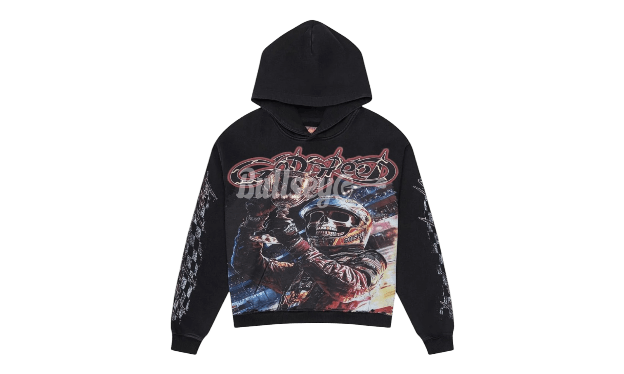 Godspeed Podium Dreams Washed Black Hoodie Size US XL / EU 56 / 4 - 1 Thumbnail