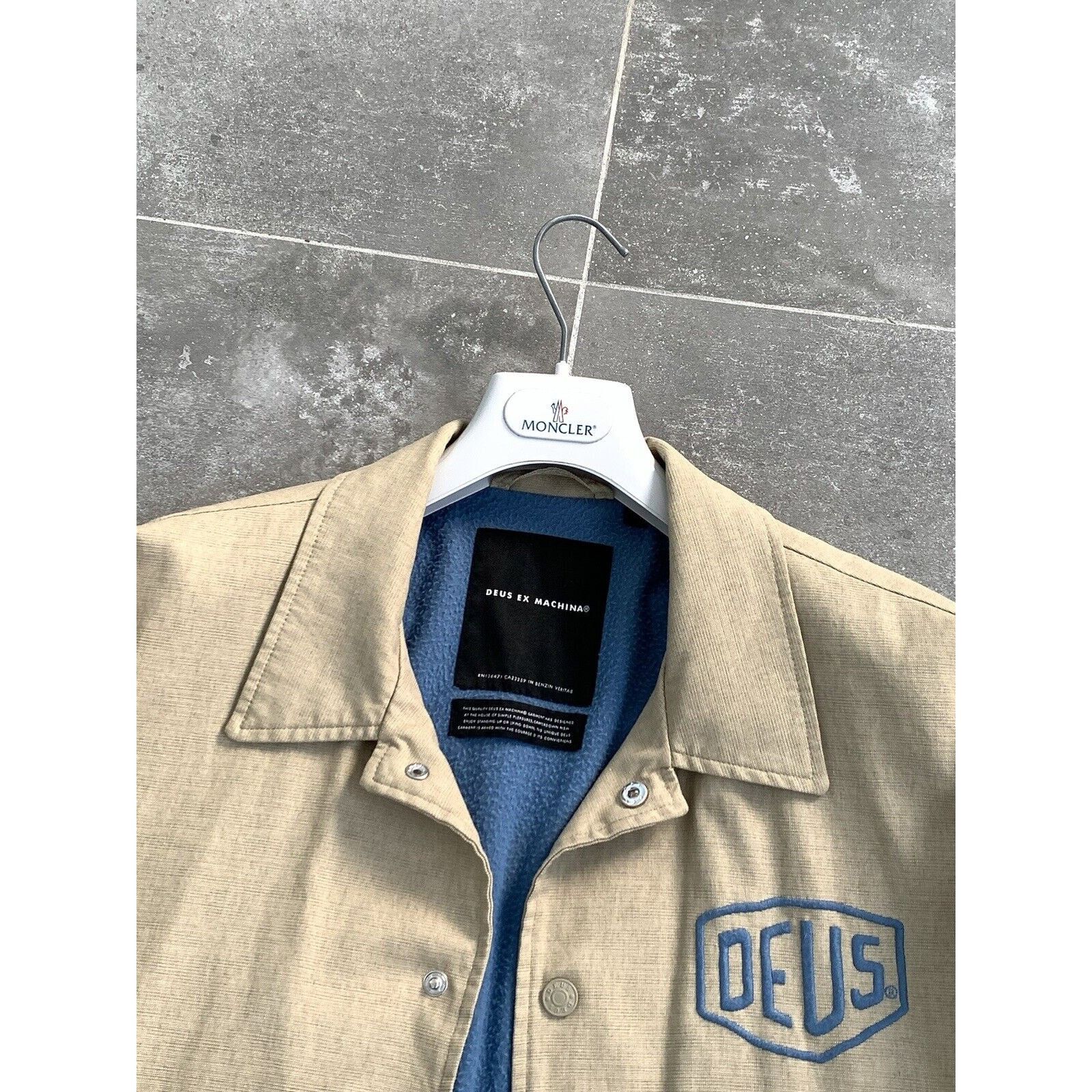 Deus Ex Machina Men's DEUS EX MACHINA Chore Coach Biker Jacket Coat L EU 52 Size US L / EU 52-54 / 3 - 5 Thumbnail