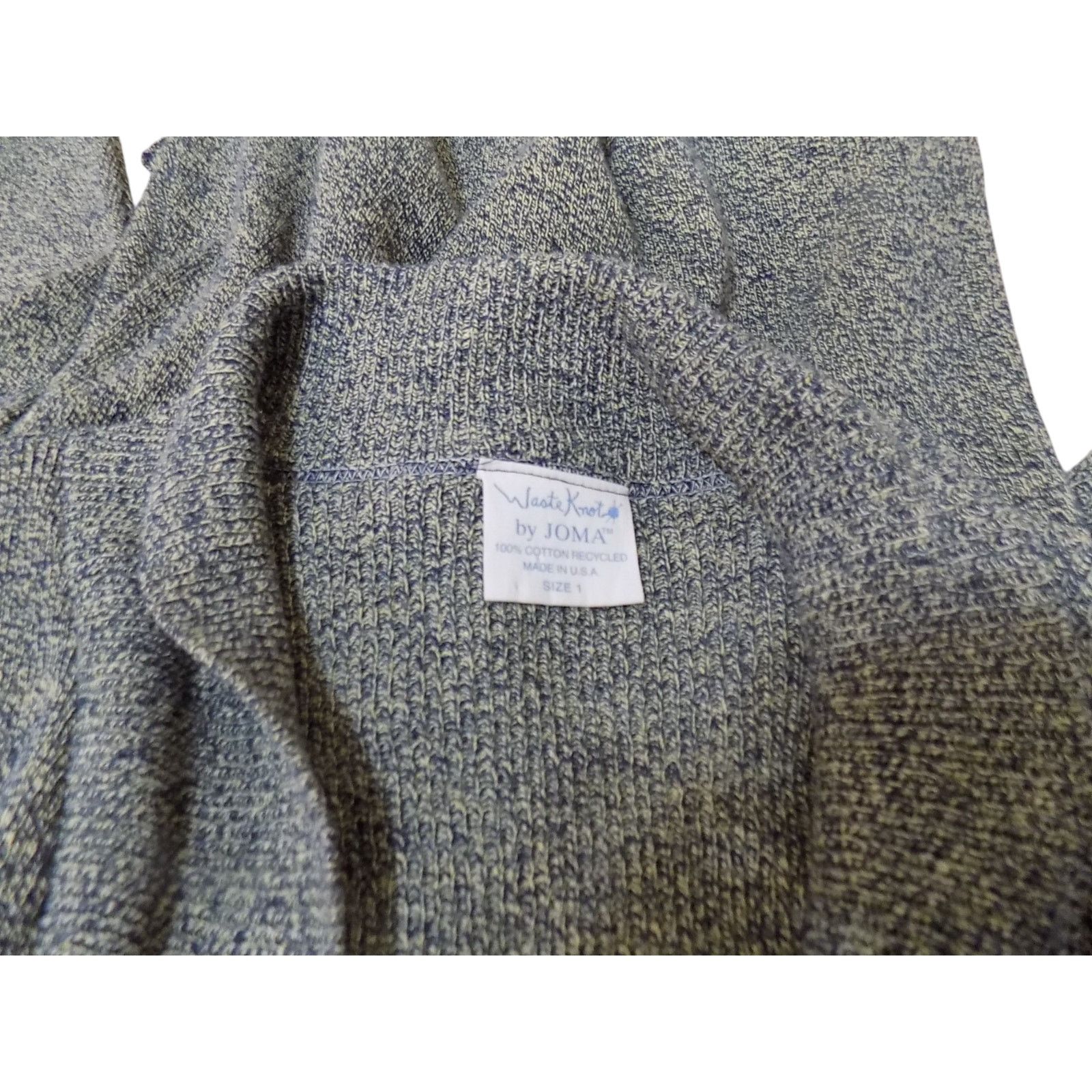 Joma Waste Knot by Joma Cardigan Women Medium Blue Knit Recycled Size M / US 6-8 / IT 42-44 - 4 Thumbnail