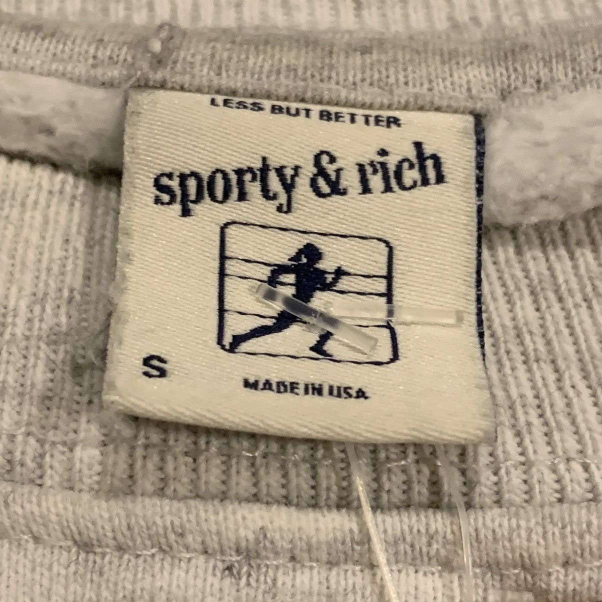 Sporty & Rich SPORTY & RICH DRINK MORE WATER CREWNECK SWEWTSHIRT Size US S / EU 44-46 / 1 - 5 Thumbnail