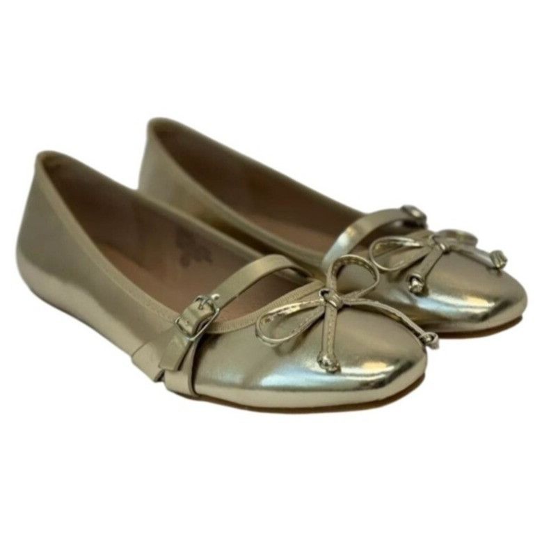 Other CHASE + CHLOE / Fergie-1/ Metallic Gold Ballet / Flats / Wit Size US 10 / IT 40 - 1 Thumbnail