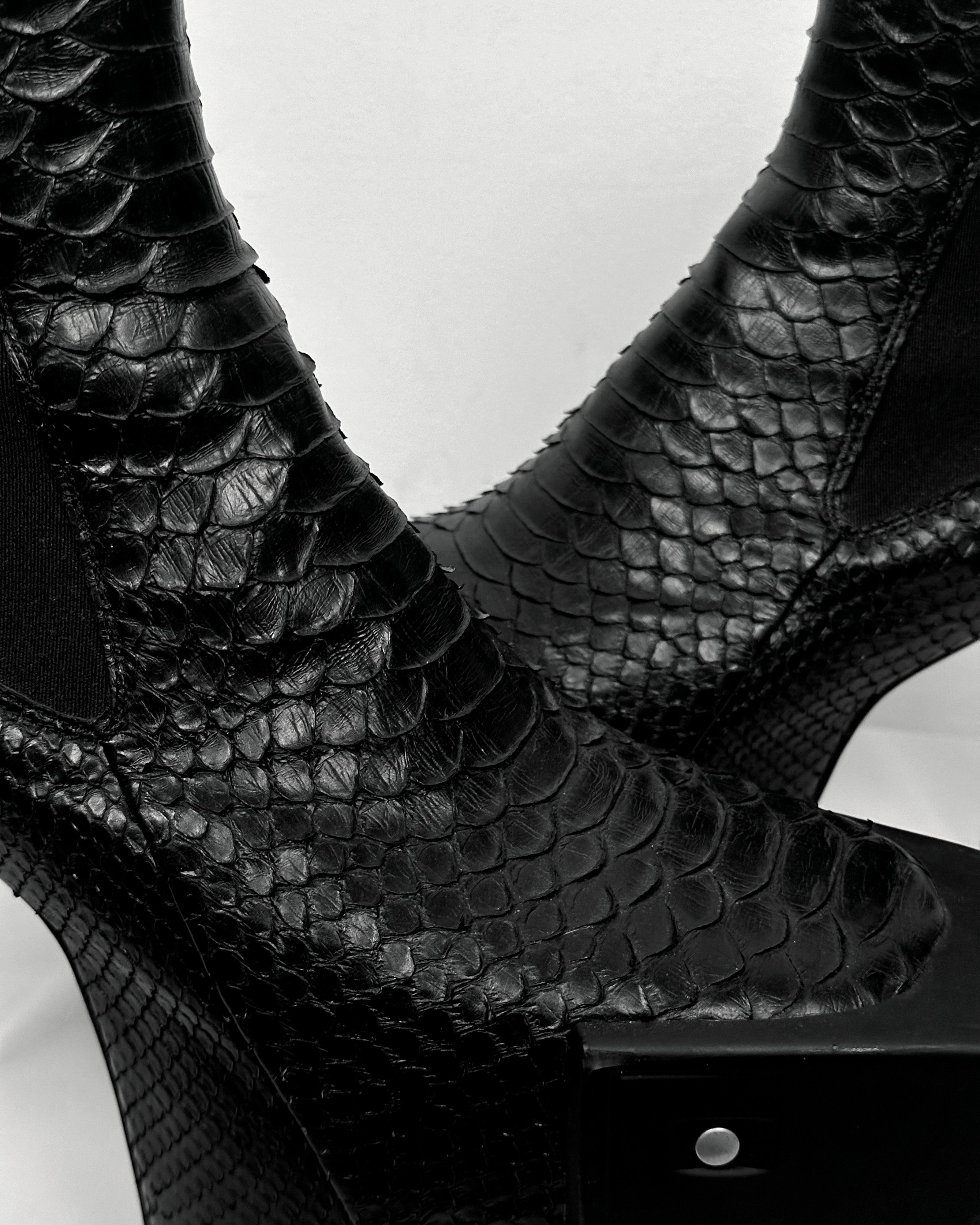 Rick Owens Rick Owens Piracucu Leather Kiss Beatle Platform Heels Size US 7 / EU 40 - 10 Thumbnail
