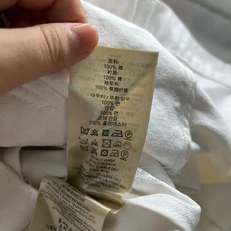 Burberry Burberry Women's White Cotton Mid-Length Trench Coat. Size XXS / US 00 / IT 34 - 4 Thumbnail