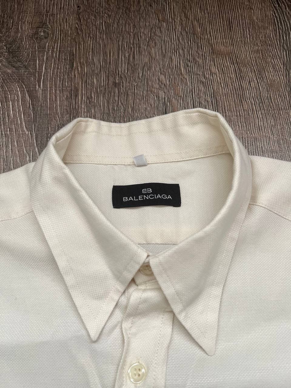 Balenciaga Vintage Balenciaga embroidered logo pocket button shirt Size US L / EU 52-54 / 3 - 3 Thumbnail