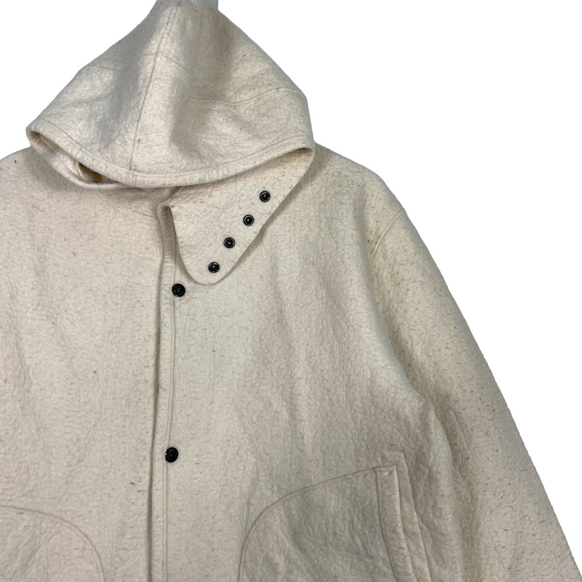 Massimo Osti × Stone Island 💥AW2003 STONE ISLAND SHERPA BUTTON JACKET Size US L / EU 52-54 / 3 - 5 Thumbnail