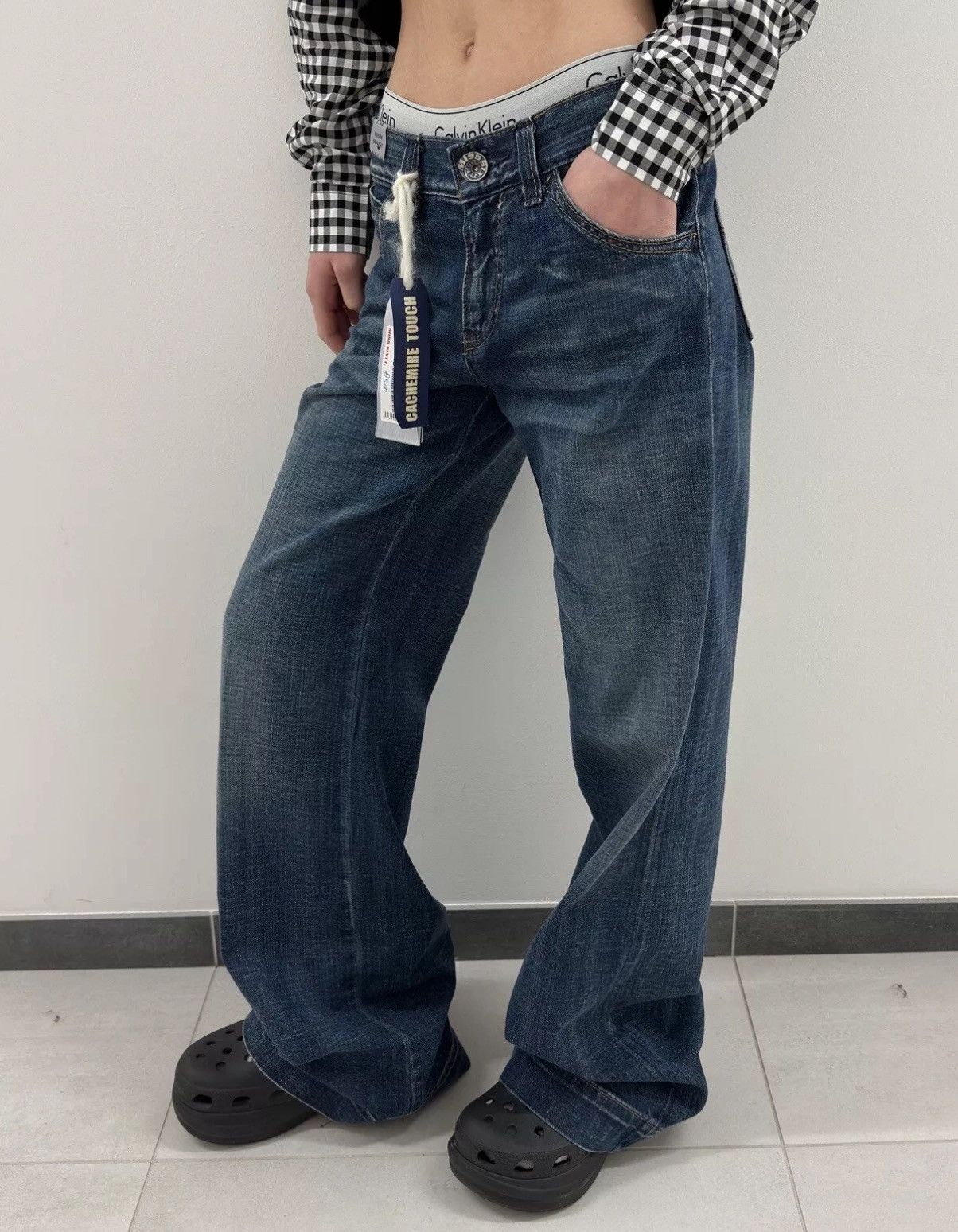 Miss Sixty DDP NEW Miss Sixty 60 Jeans Baggy Mila High Waist Flared y2k Size 30" / US 8 / IT 44 - 1 Thumbnail