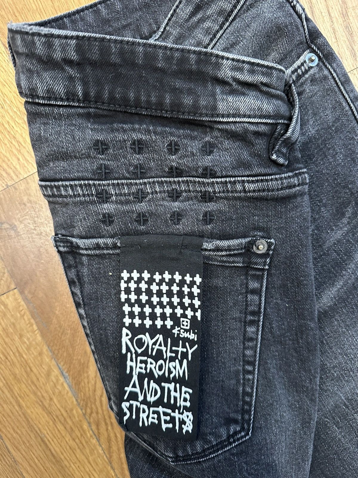 Ksubi Ksubi Plain Faded Black Denim Jeans Size 30 Size US 30 / EU 46 - 4 Thumbnail