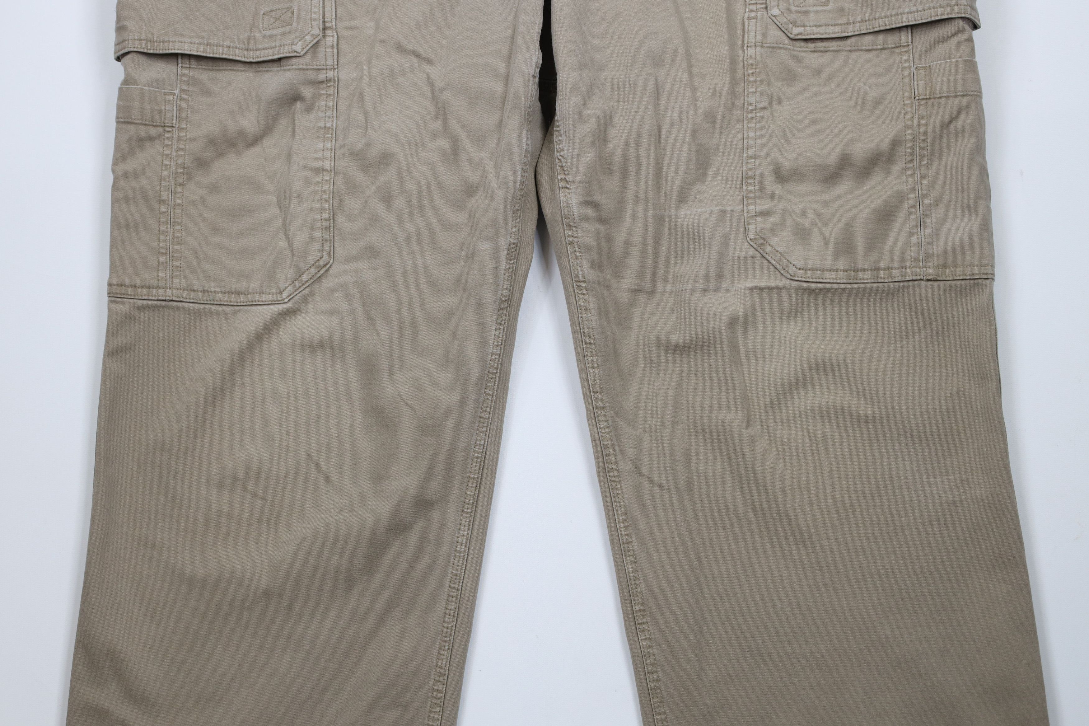 Duluth Trading Company × Vintage Duluth Trading Co Flex Fire Hose Wide Leg Cargo Pants Size US 44 / EU 60 - 3 Thumbnail