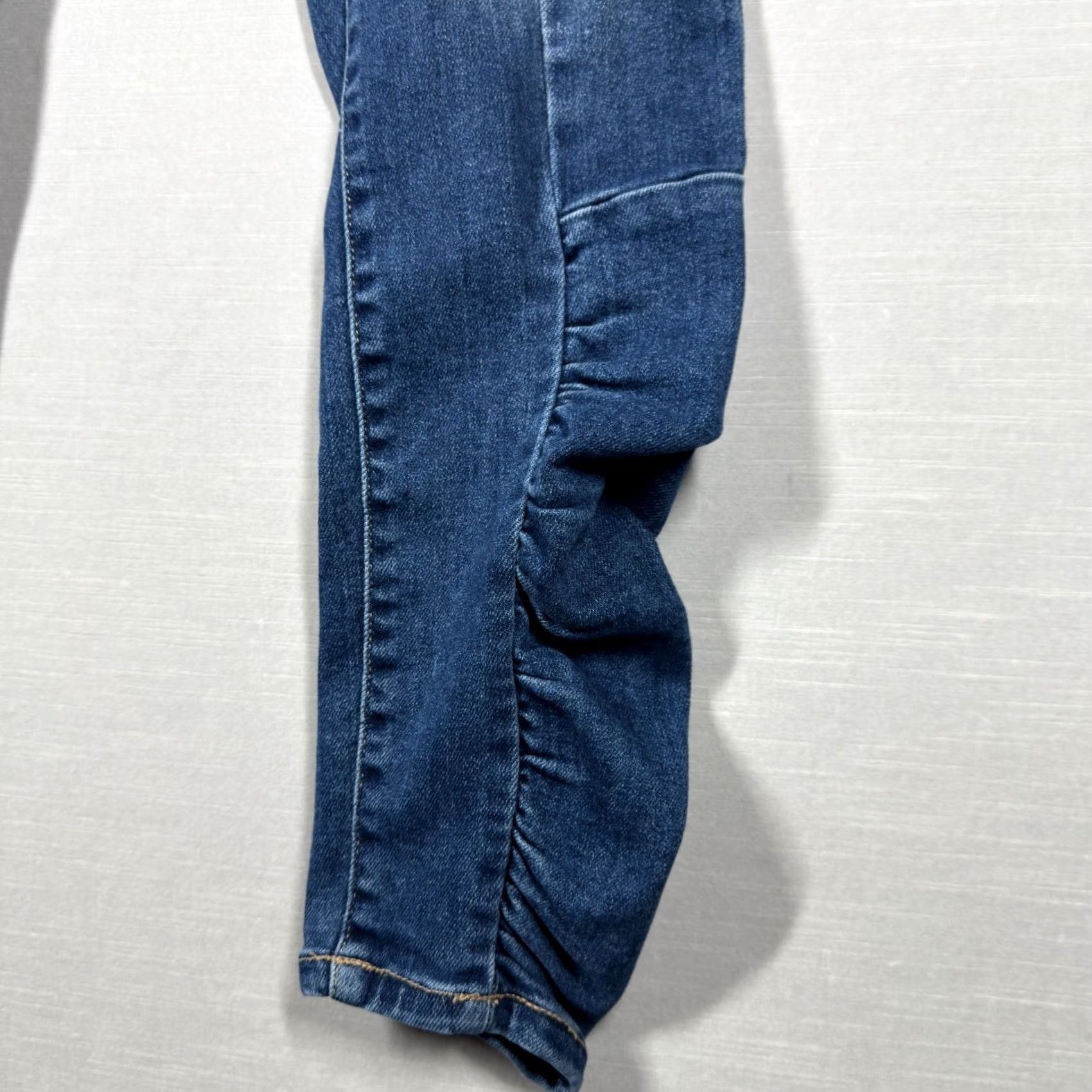 Denime Cello Jeans Womens 5 Blue Denim Ruched Bottom Statement Boho Medium Wash Jeans Size 27" / US 4 / IT 40 - 5 Thumbnail