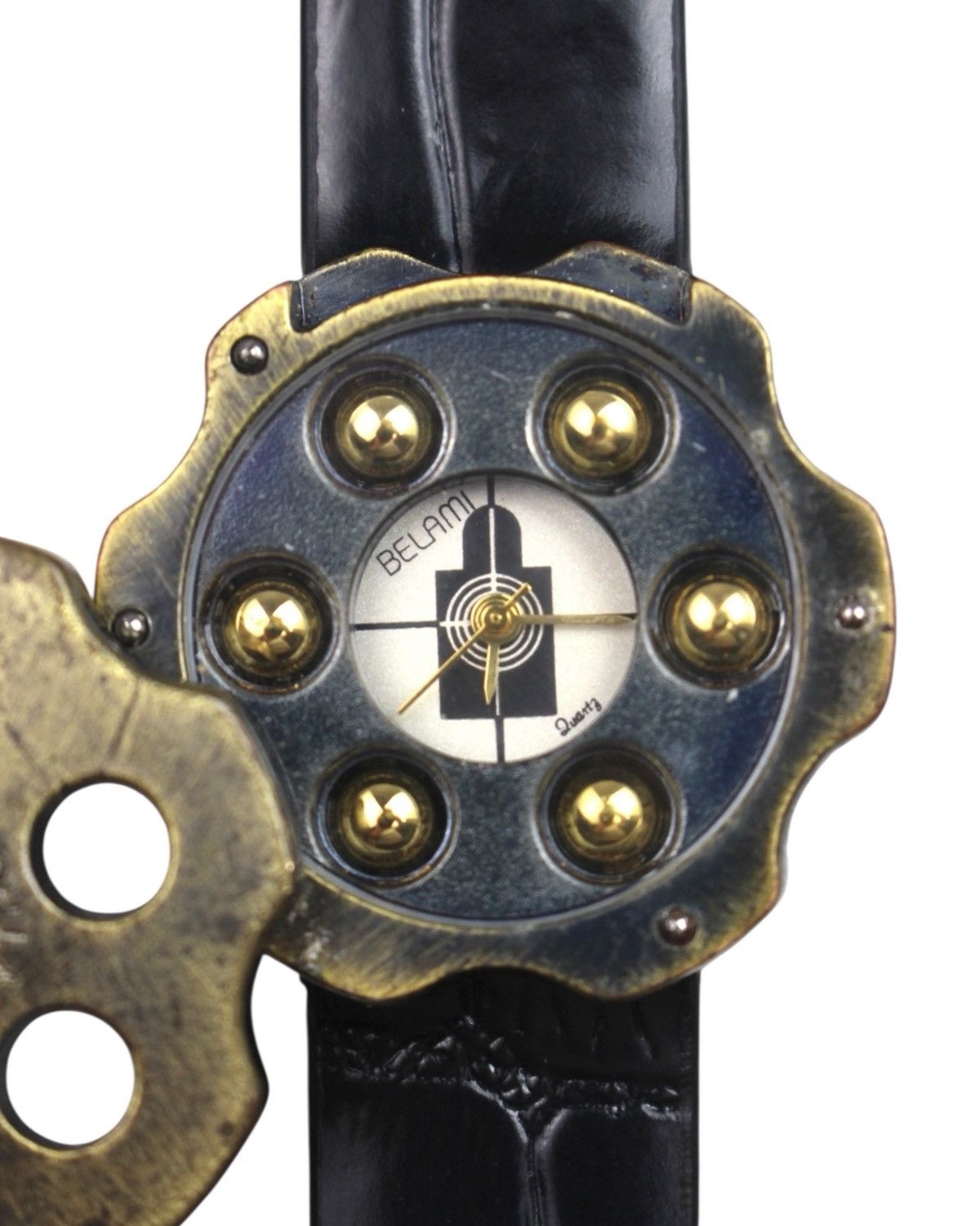 Hysteric Glamour 2000S BELAMI JAPAN REVOLVER CYLINDER PATINA STATEMENT WATCH Size ONE SIZE - 1 Thumbnail