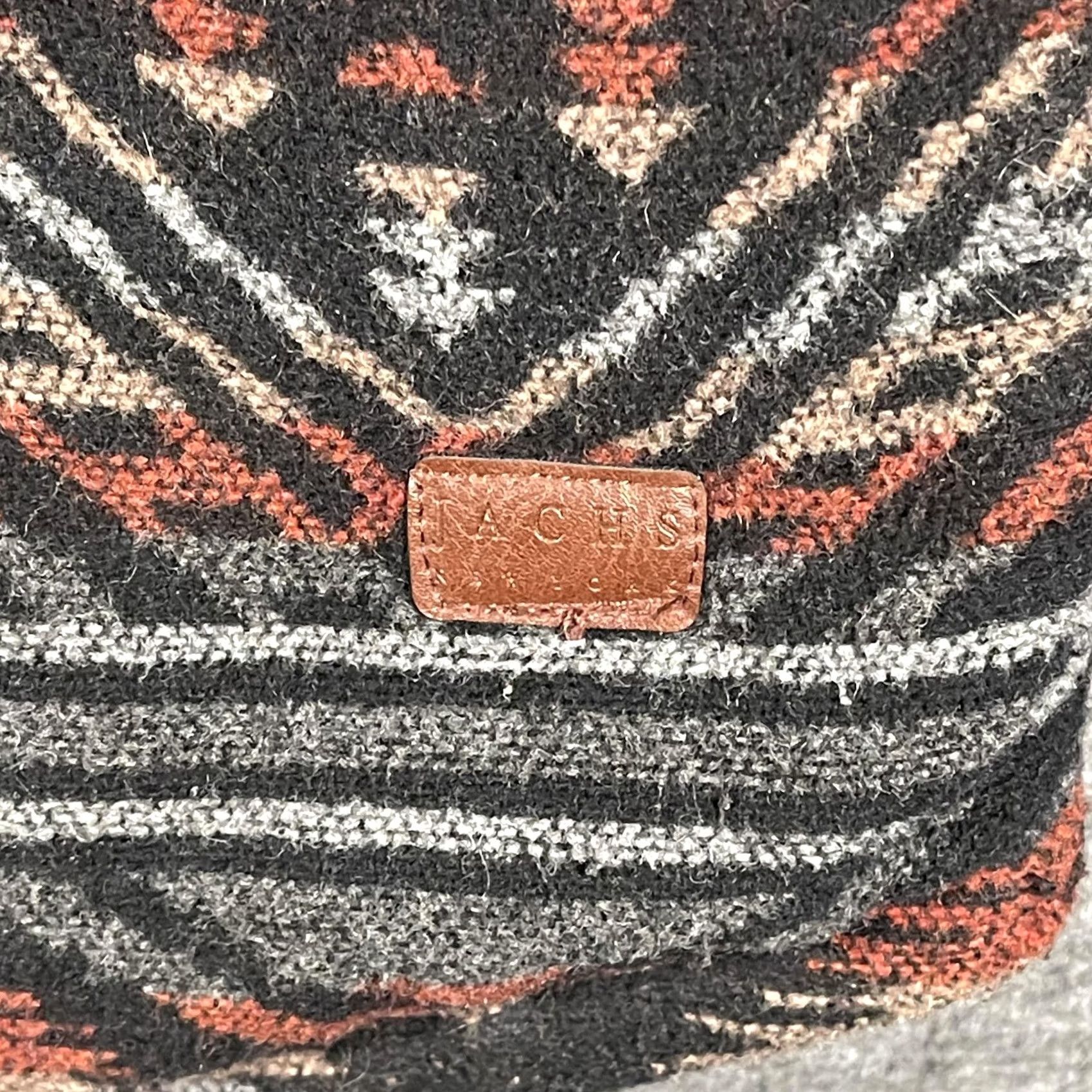 Vintage New title: JACHS Jacket Mens Large Black Sherpa Lined Fleece Button Front Aztec Pattern Size US L / EU 52-54 / 3 - 3 Thumbnail