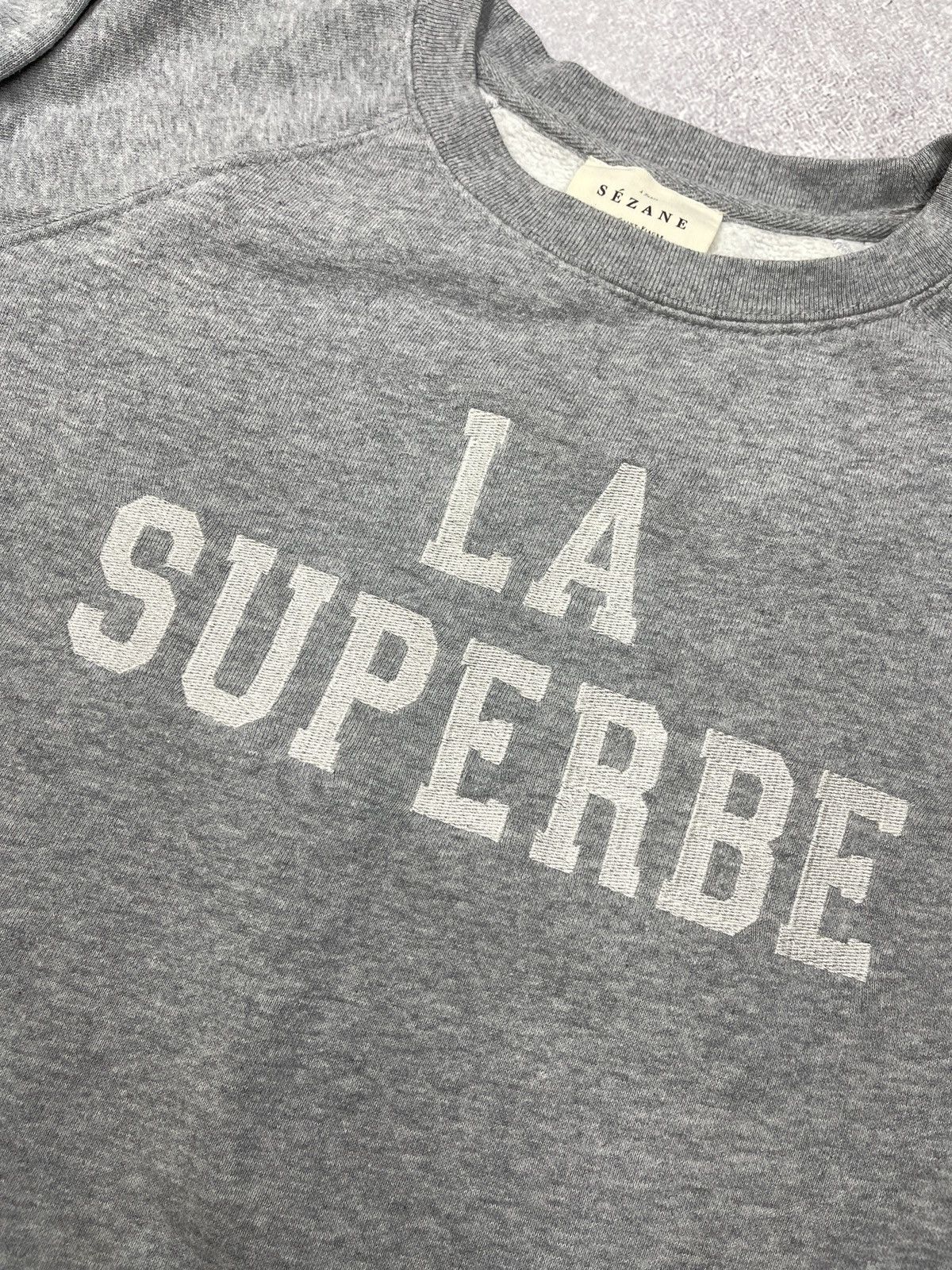 Designer × Sezane Womens Sezane La Superbe Sweatshirt Grey Portugal Size S Size S / US 4 / IT 40 - 5 Thumbnail