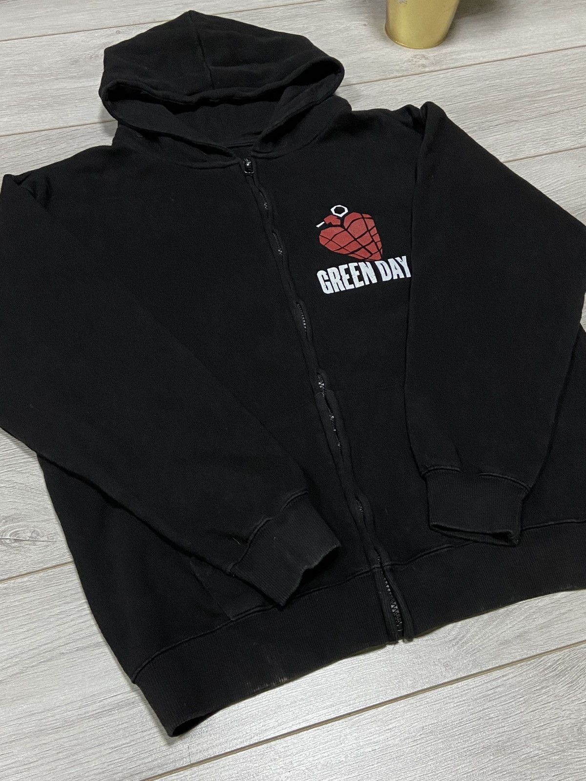 Band Tees Vintage Green Day zip Hoodie American Idiot Size US L / EU 52-54 / 3 - 5 Thumbnail
