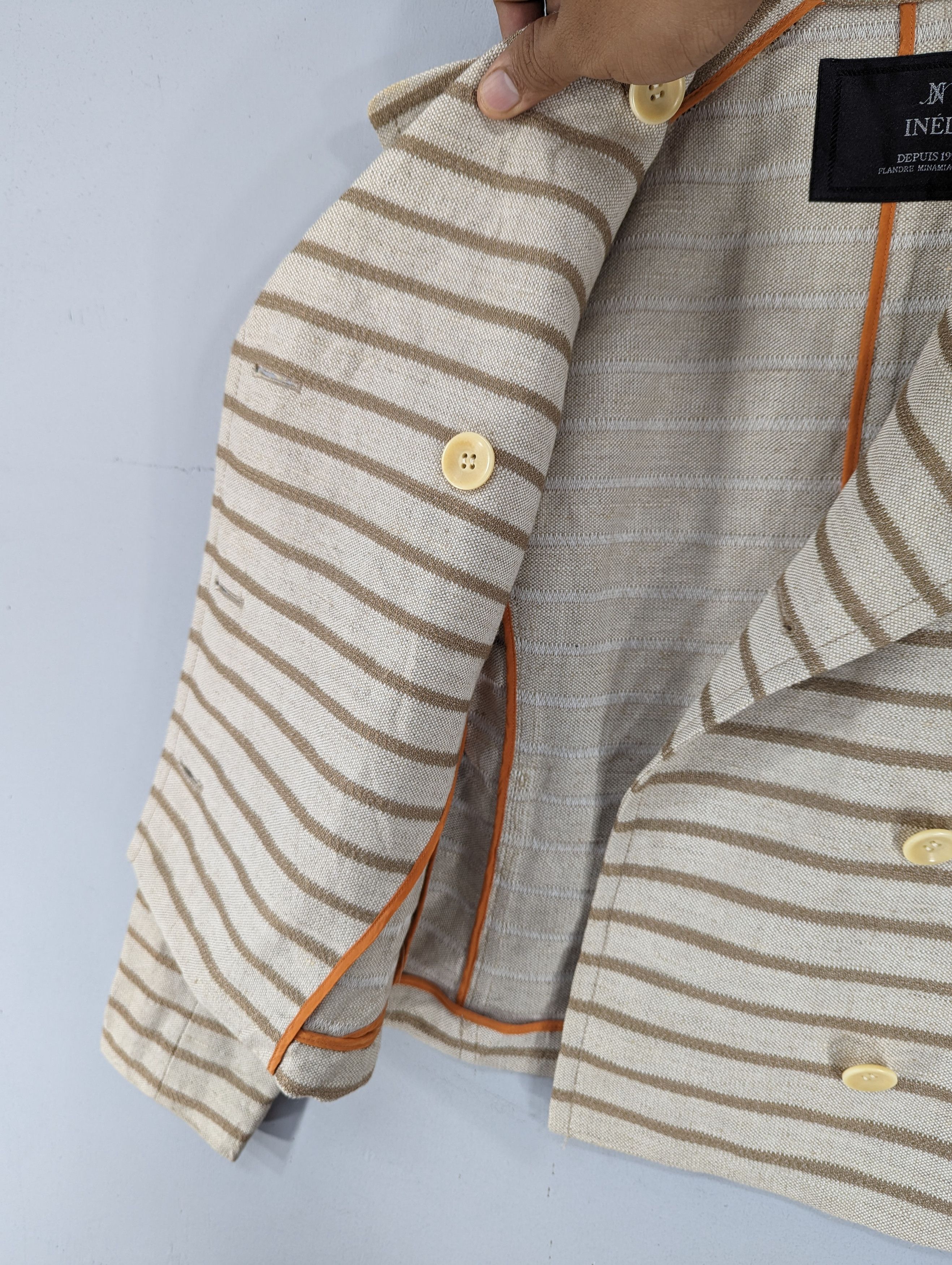 Yohji Yamamoto Ined By Yohji Yamamoto Double Breasted Short Coat Jacket Size XXS / US 00 / IT 34 - 8 Thumbnail
