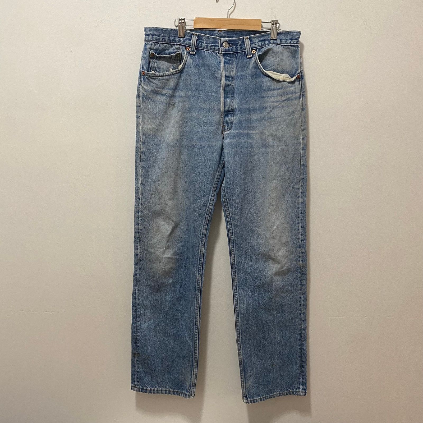 Levi's × Vintage Vintage Levi's 501 Button Fly Denim Jeans Size US 32 / EU 48 - 1 Thumbnail