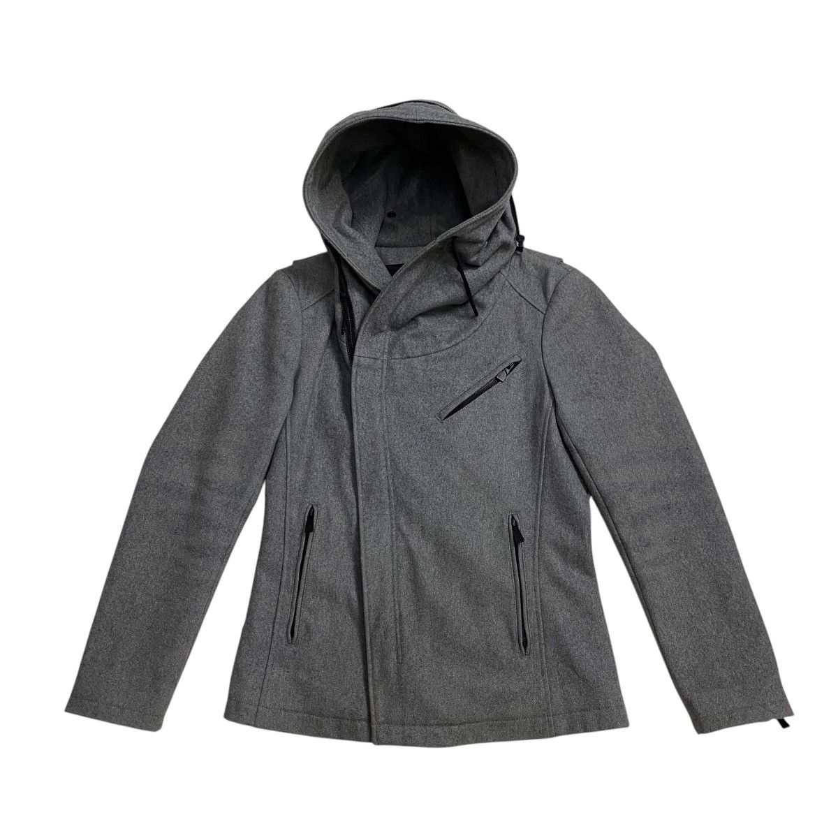 Katharine Hamnett London Katharine Hamnett London Asymmetrical Rider Wool Jacket Size M / US 6-8 / IT 42-44 - 5 Thumbnail