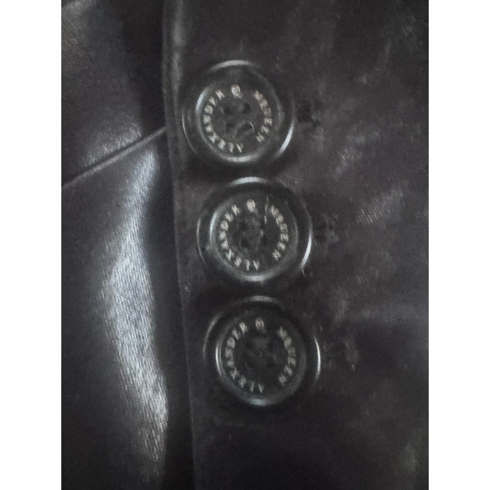 Alexander McQueen Alexander McQueen Black Faux Leather TrenchCoat Madein Italy Size XXL / US 16-18 / IT 52-54 - 10 Thumbnail