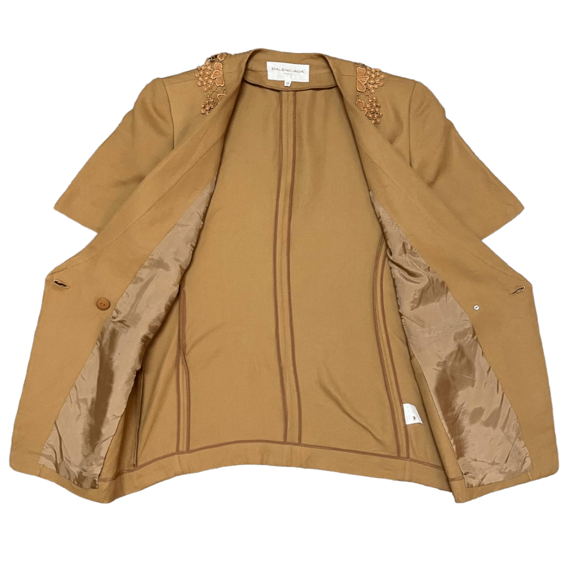 Balenciaga Balenciaga Paris Short Sleeve Jacket Size S / US 4 / IT 40 - 8 Thumbnail