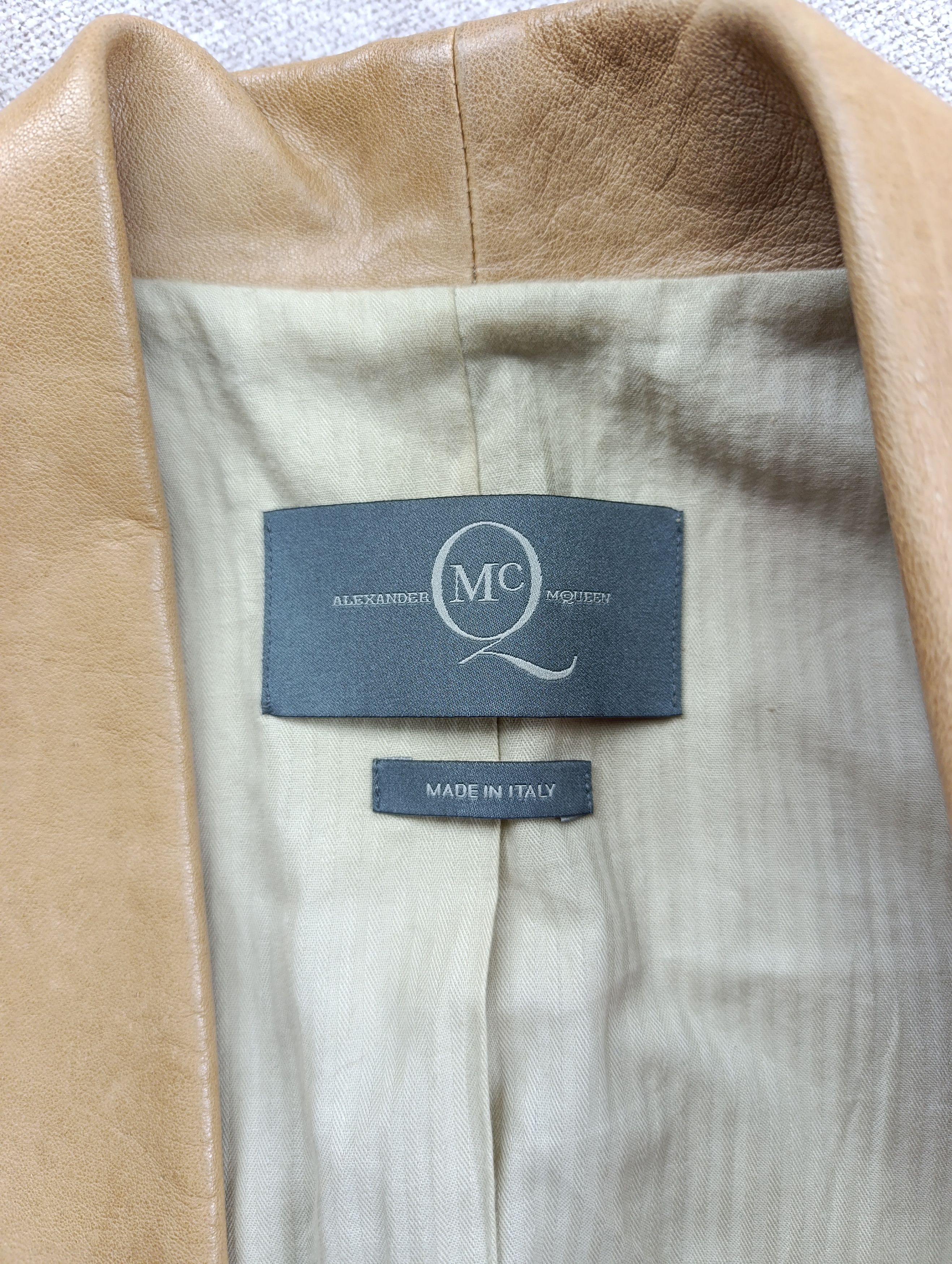 Alexander McQueen McQ Alexander McQueen Lamb Leather Blazer Jacket Size IT 40 Size S / US 4 / IT 40 - 11 Thumbnail