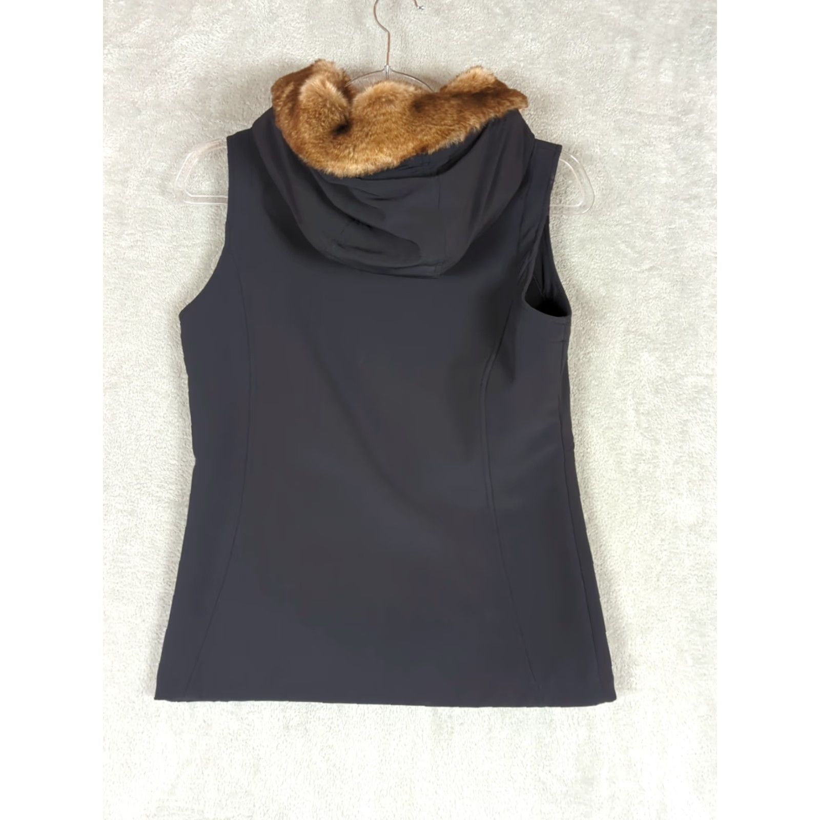 Marmot Marmot Furlong Softshell Vest Women S Black Fur Trim Hood Full Zip Pockets Lined Outdoor Vintage No Size S / US 4 / IT 40 - 3 Thumbnail