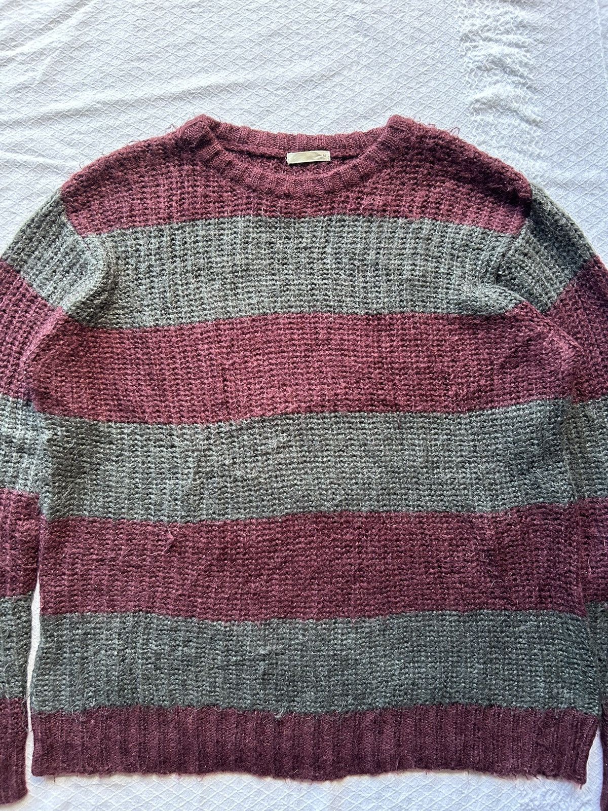 Japanese Brand Japanese Striped Knitted Issey Miyake Long Sleeve Size US L / EU 52-54 / 3 - 4 Thumbnail