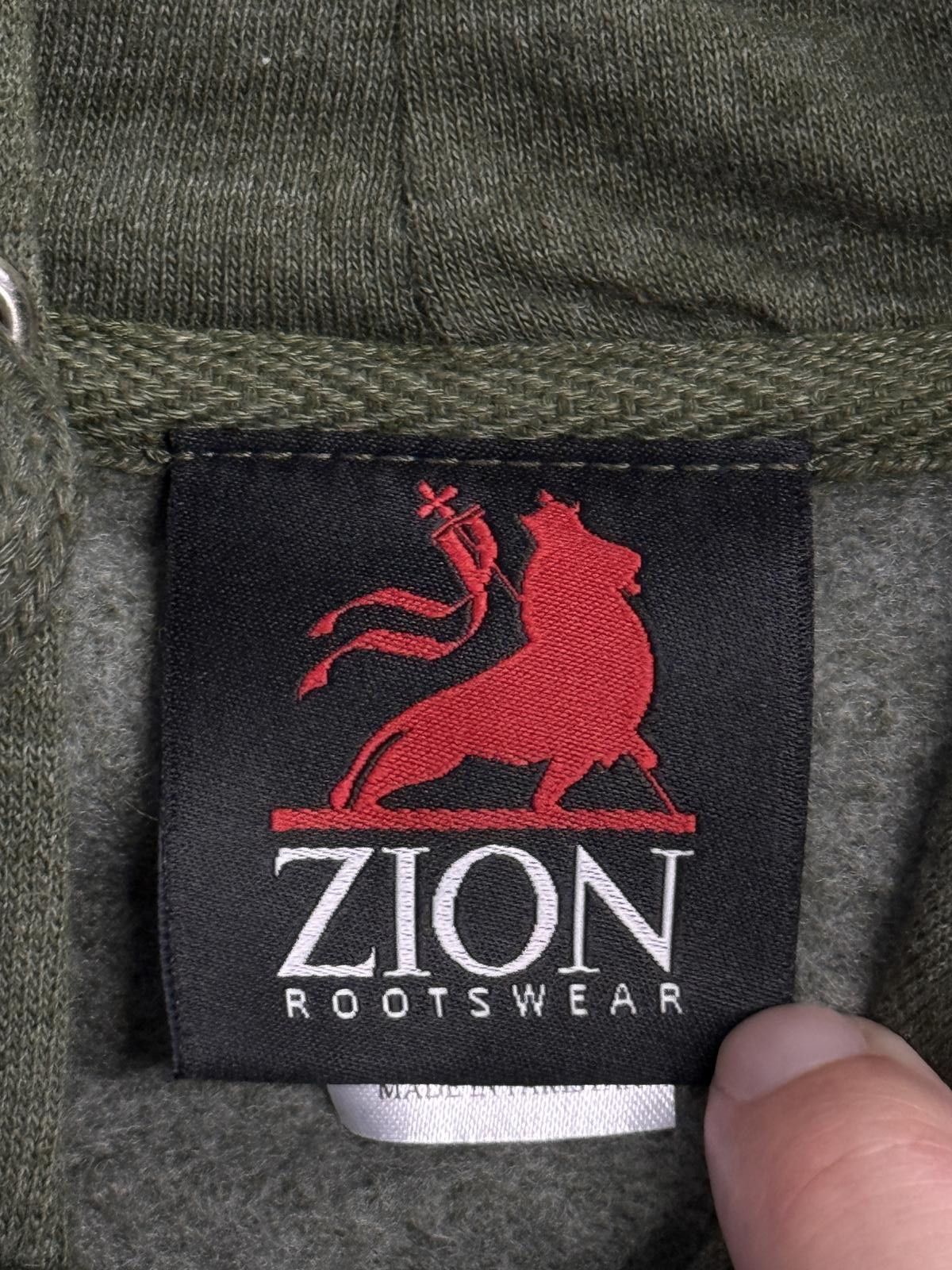 Zion Rootswear Bob Marley Zip Up Hoodie - Zion Rootswear - Medium Size US M / EU 48-50 / 2 - 3 Thumbnail