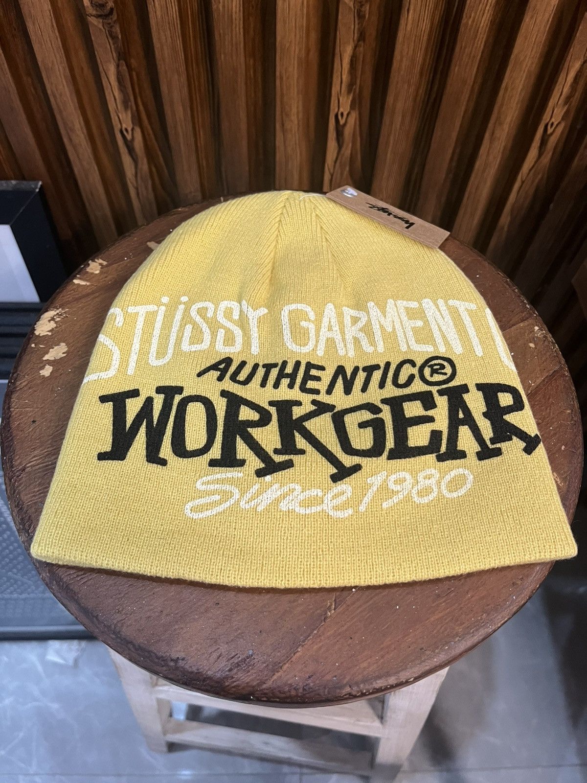 Stussy Stussy workgear print skullcap beanie hat Size ONE SIZE - 1 Thumbnail