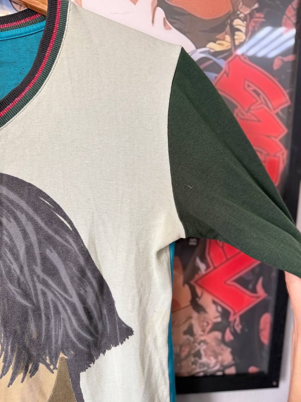 Custo Barcelona Y2K Long sleeve blouse top like jpg Gaultier bjork 00s print Size M / US 6-8 / IT 42-44 - 6 Thumbnail