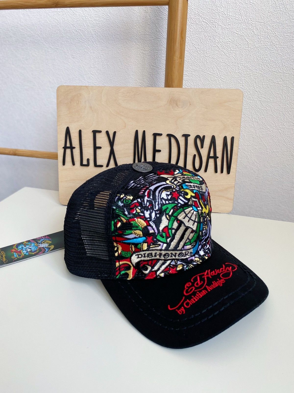 Ed Hardy Ed Hardy Cristian Audigier Death before dollars cap Size ONE SIZE - 7 Thumbnail