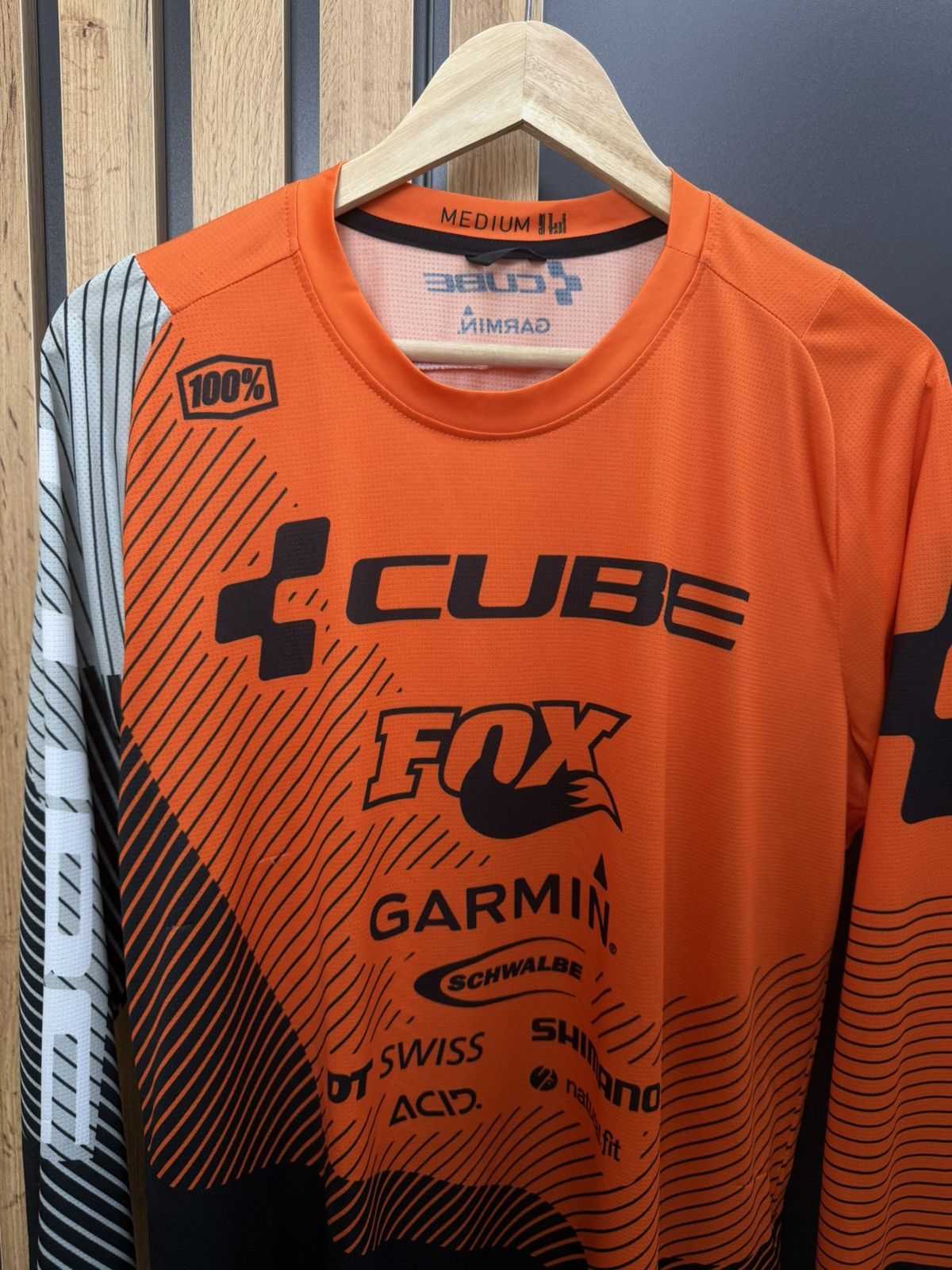Vintage Cube Fox Garmin MTB Cycling Jersey Long Sleeve Size M Size US M / EU 48-50 / 2 - 2 Thumbnail