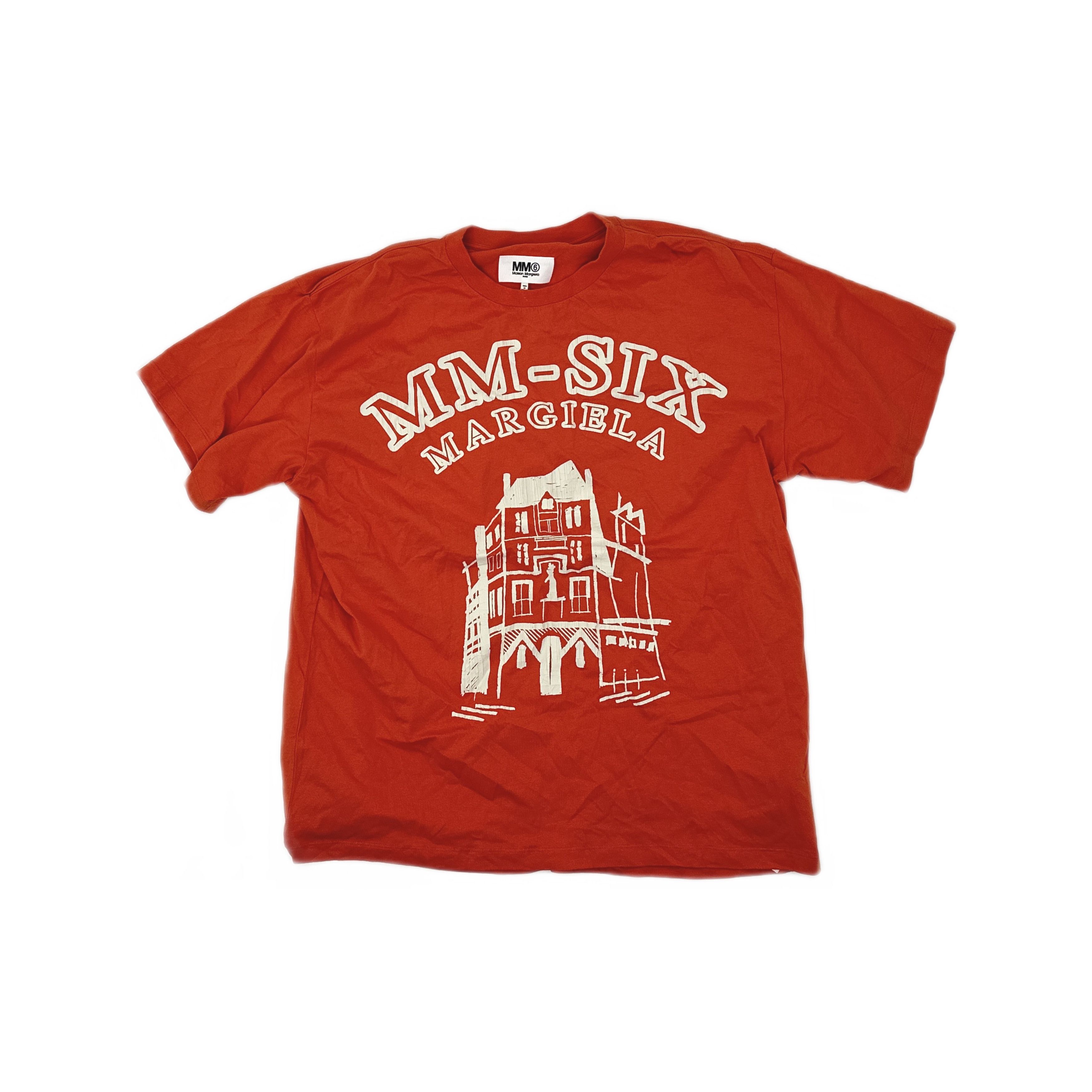 Maison Margiela MM6 Maison Margiela Building Graphic T-Shirt L Size L / US 10 / IT 46 - 1 Thumbnail