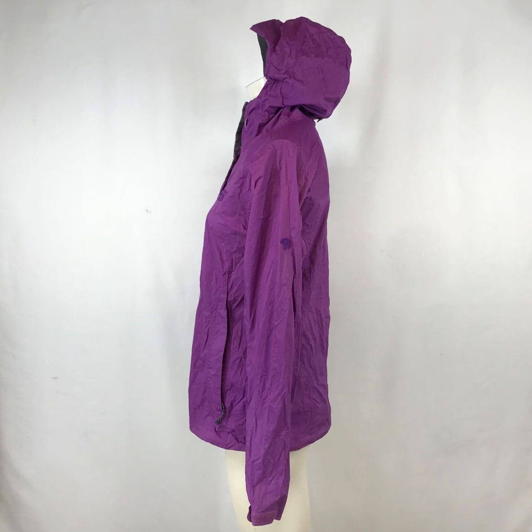Mountain Hardwear VINTAGE Mountain Hardwear Womens Medium Purple DryQ Hooded Jacket Coat Size M / US 6-8 / IT 42-44 - 4 Thumbnail