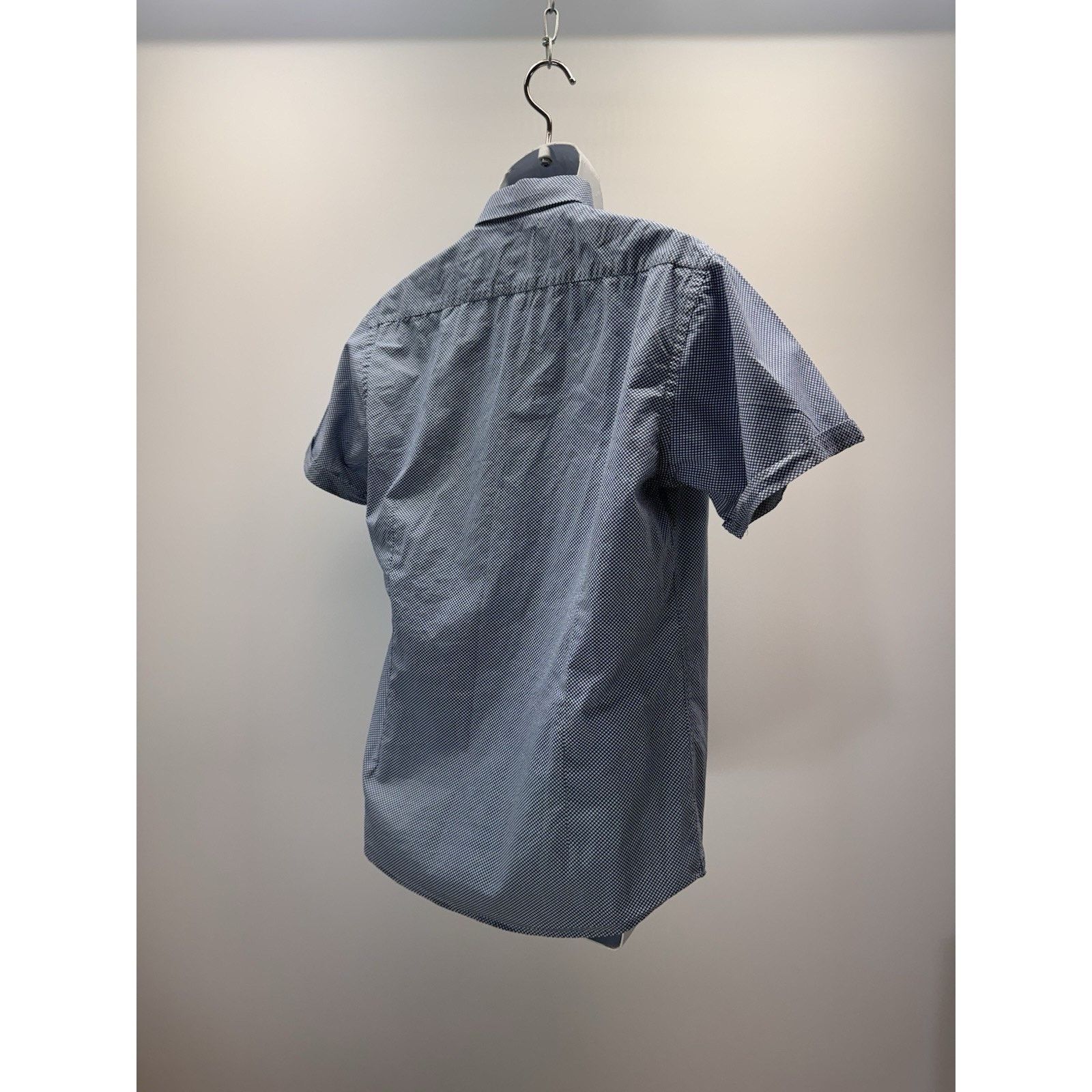 Other Steel & Jelly London Men L Blue Short Sleeve Athletic Fit Size US L / EU 52-54 / 3 - 5 Thumbnail