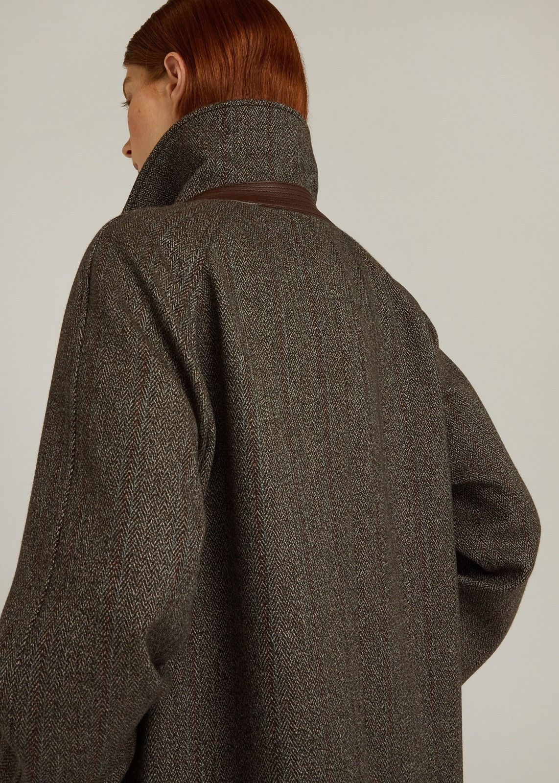 Loro Piana o1srvl11e0824 Lars Cheviot Coat in Dark Green Size XS / US 0-2 / IT 36-38 - 7 Thumbnail