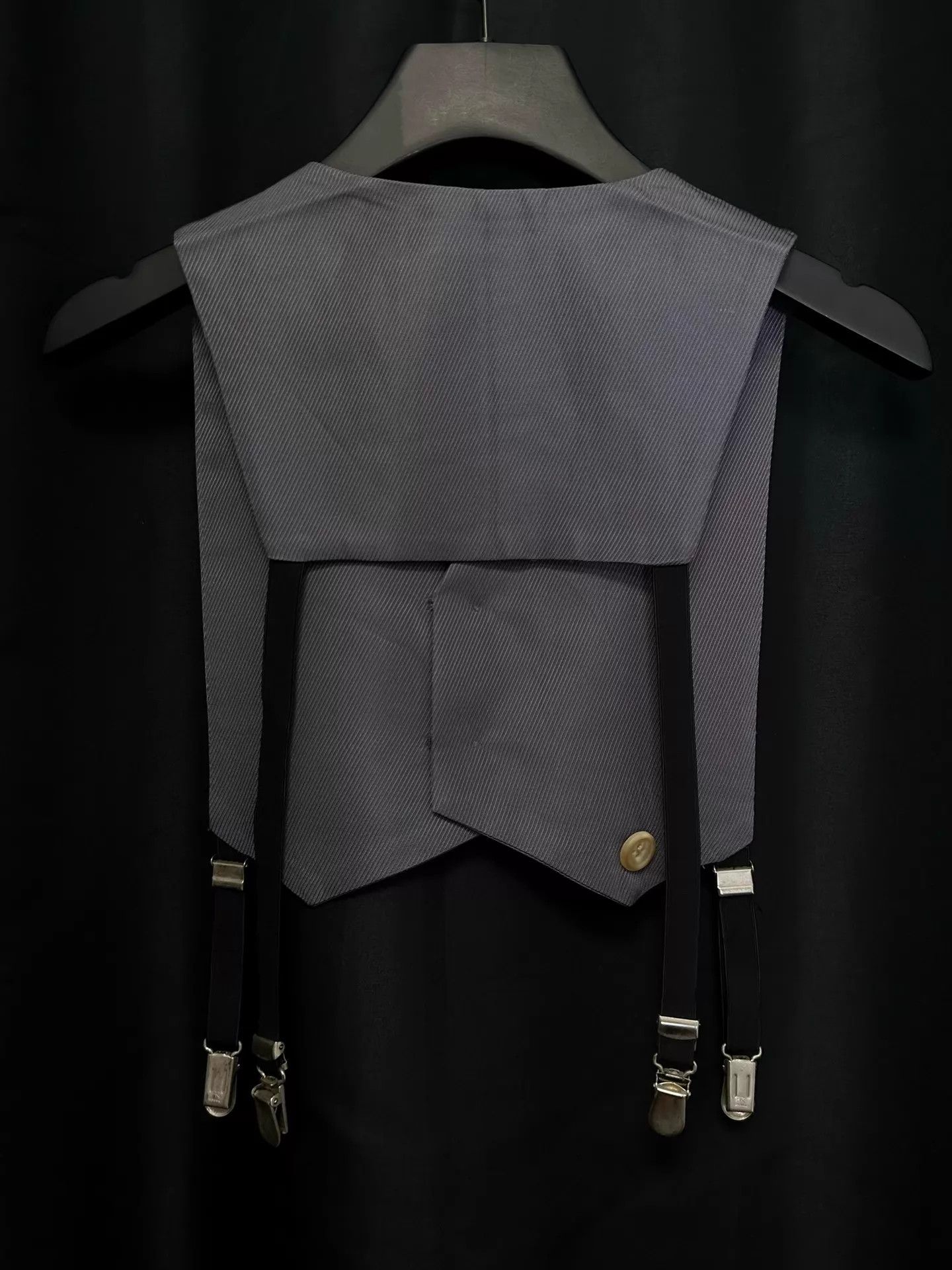 Yohji Yamamoto Yohji Yamamoto 1980s Rare Unisex Short Suspender Vest M Size US M / EU 48-50 / 2 - 3 Thumbnail