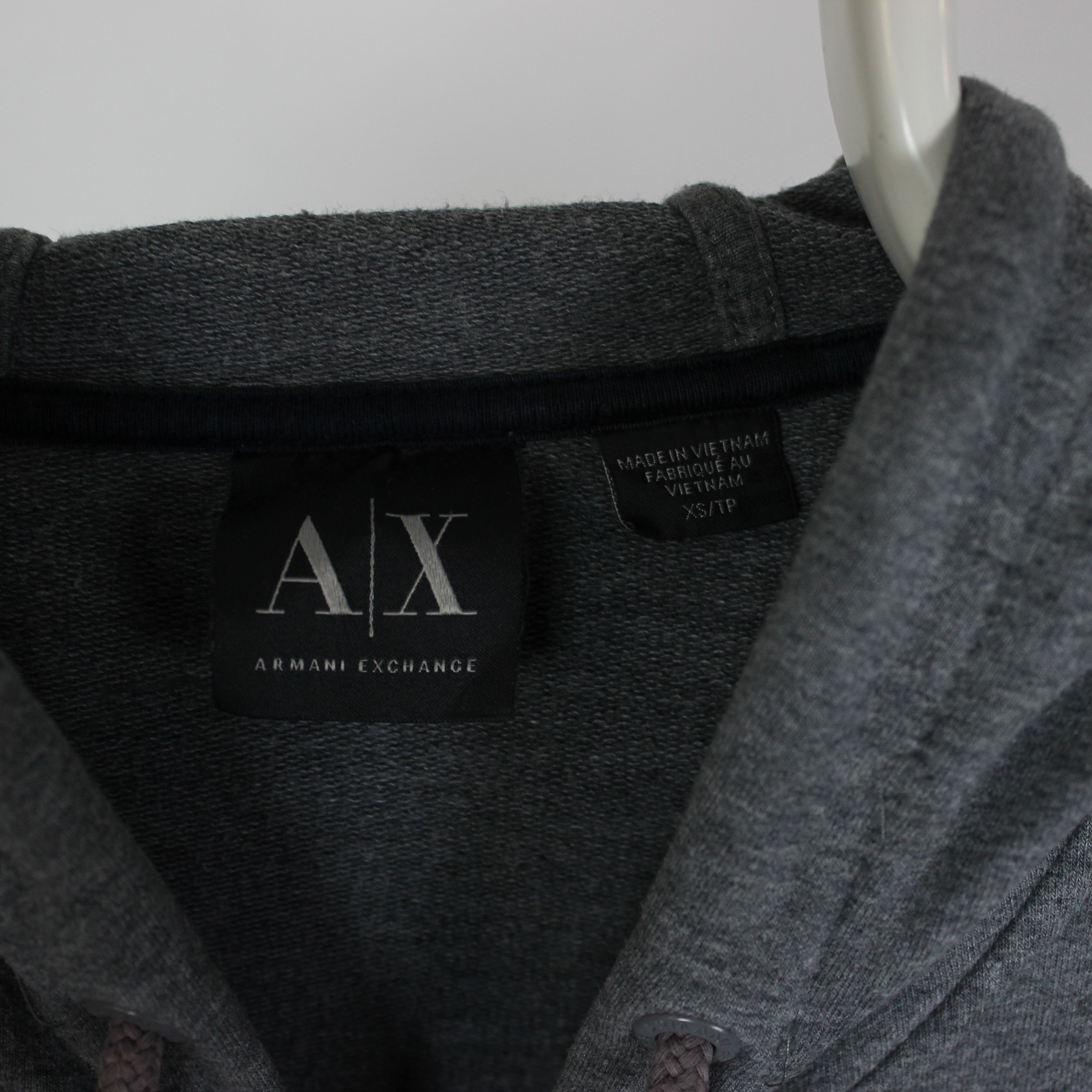 Armani Exchange Armani Exchange AX men full zip hoodie men XS gray Size US XS / EU 42 / 0 - 4 Thumbnail