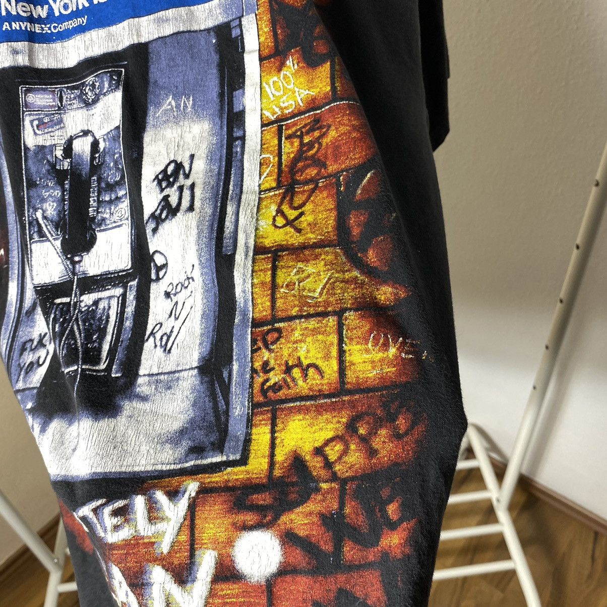 Bon Jovi Vintage 90s T-Shirt Bon Jovi Rock Size US XL / EU 56 / 4 - 10 Thumbnail