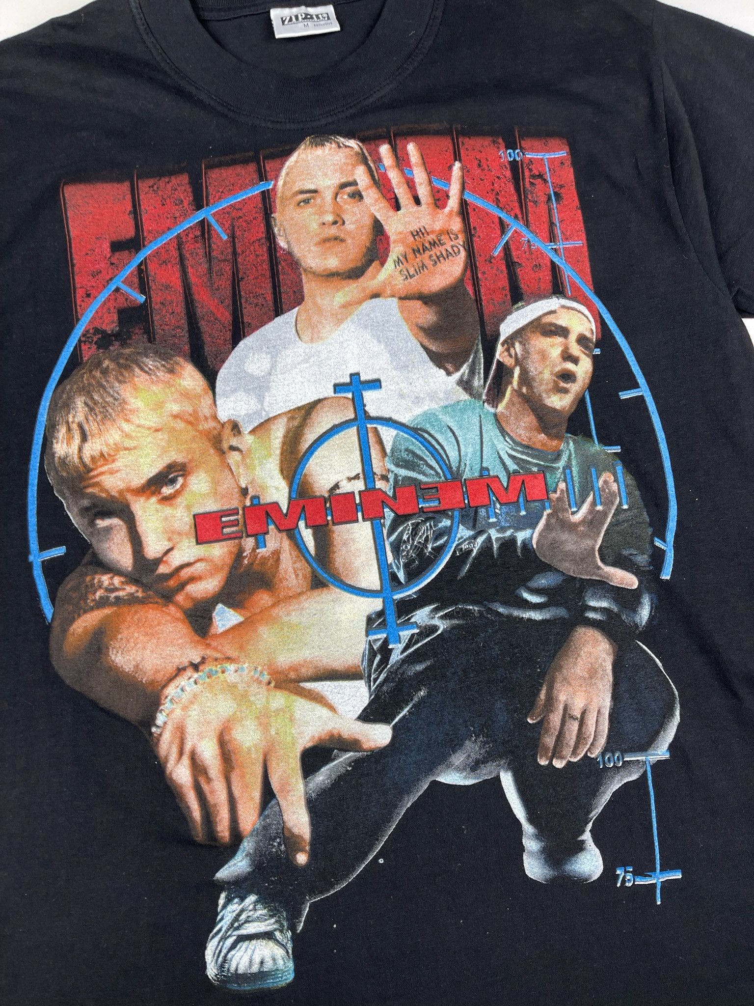 Band Tees 00s Eminem Vintage Rap Tour Tee Hip Hop Rare Band Y2K Size US M / EU 48-50 / 2 - 3 Thumbnail