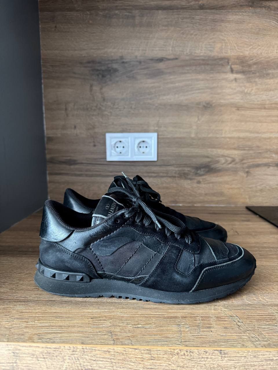 VALENTINO Sneaker Trainers Black Synthetic Mens 42