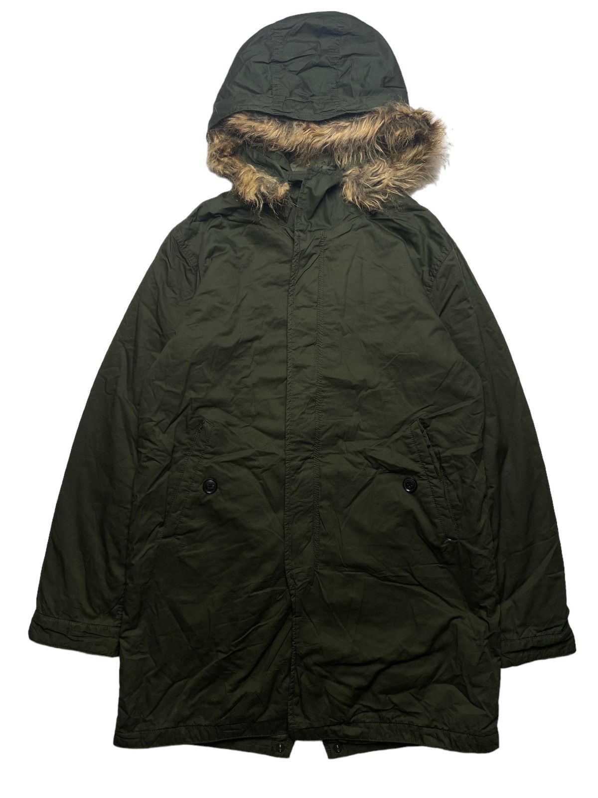 If Six Was Nine × Japanese Brand × Le Grande Bleu (L.G.B.) 2000s Back Number - Fur Hoodie Jacket Size US L / EU 52-54 / 3 - 1 Thumbnail