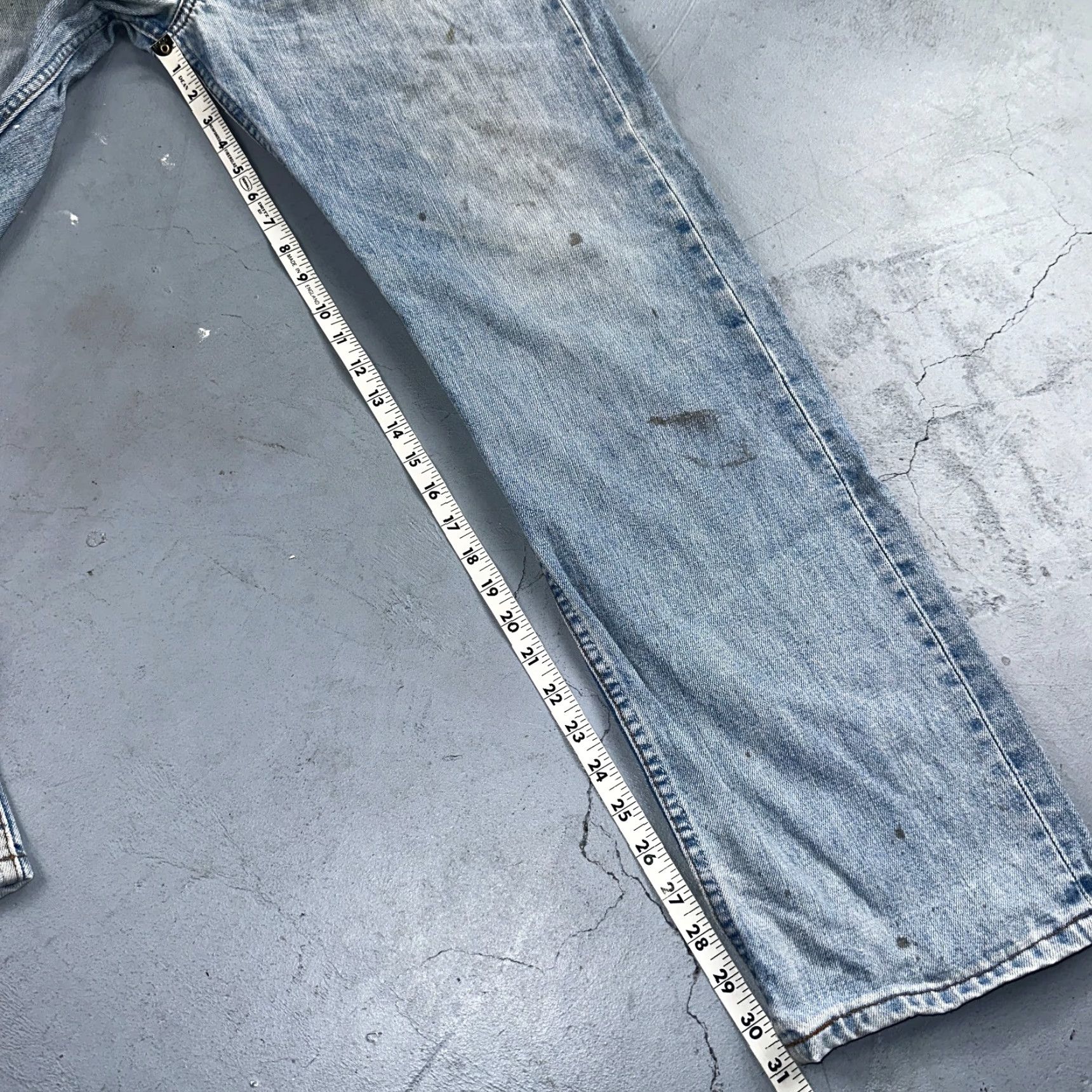 Levi's VINTAGE Levi's 501 Jeans Men 36x32 Straight Leg Light Wash 90s USA Retro Size US 36 / EU 52 - 5 Thumbnail