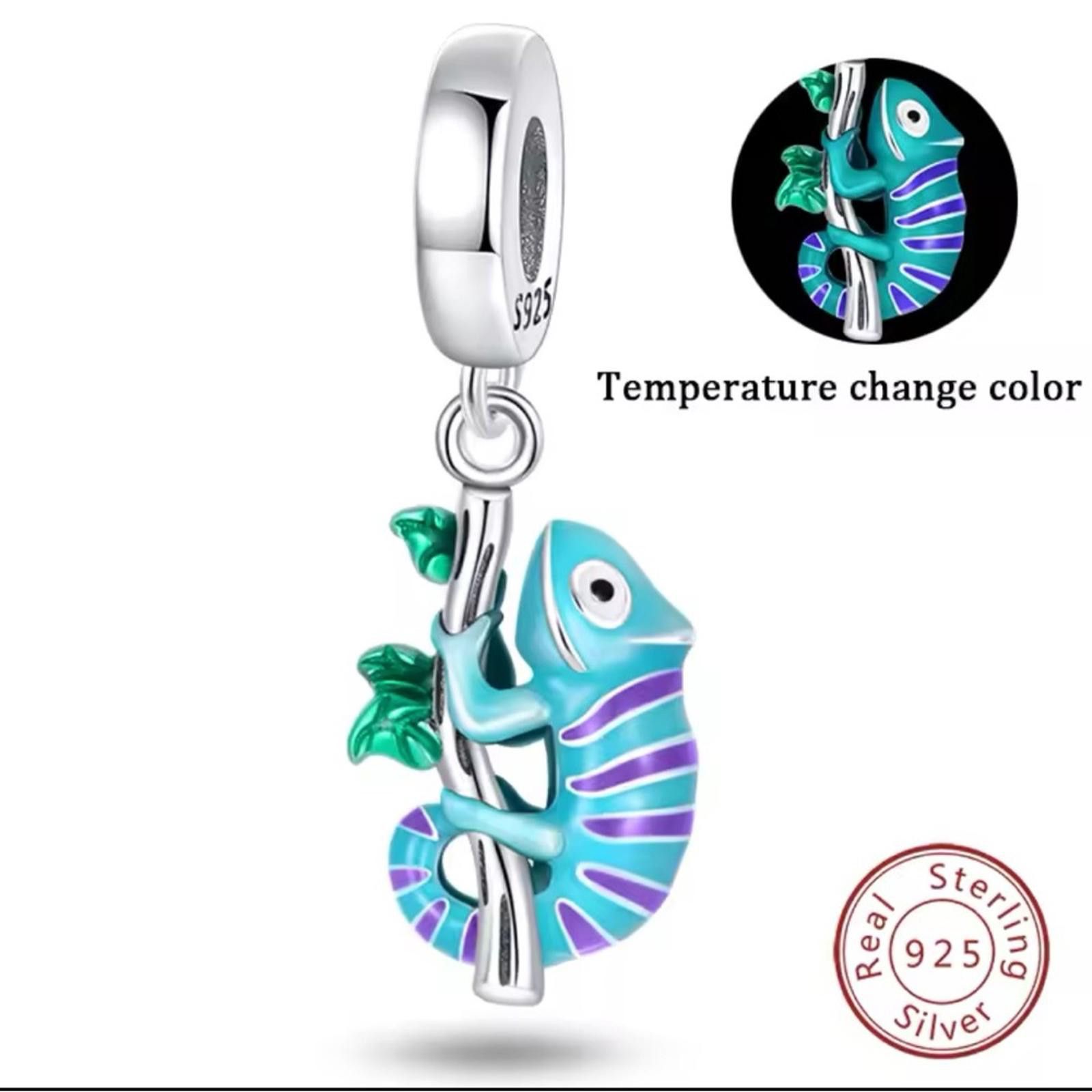 Other NWOT Color-changing Chameleon Dangle Charm Sterling Silver Size ONE SIZE - 1 Thumbnail