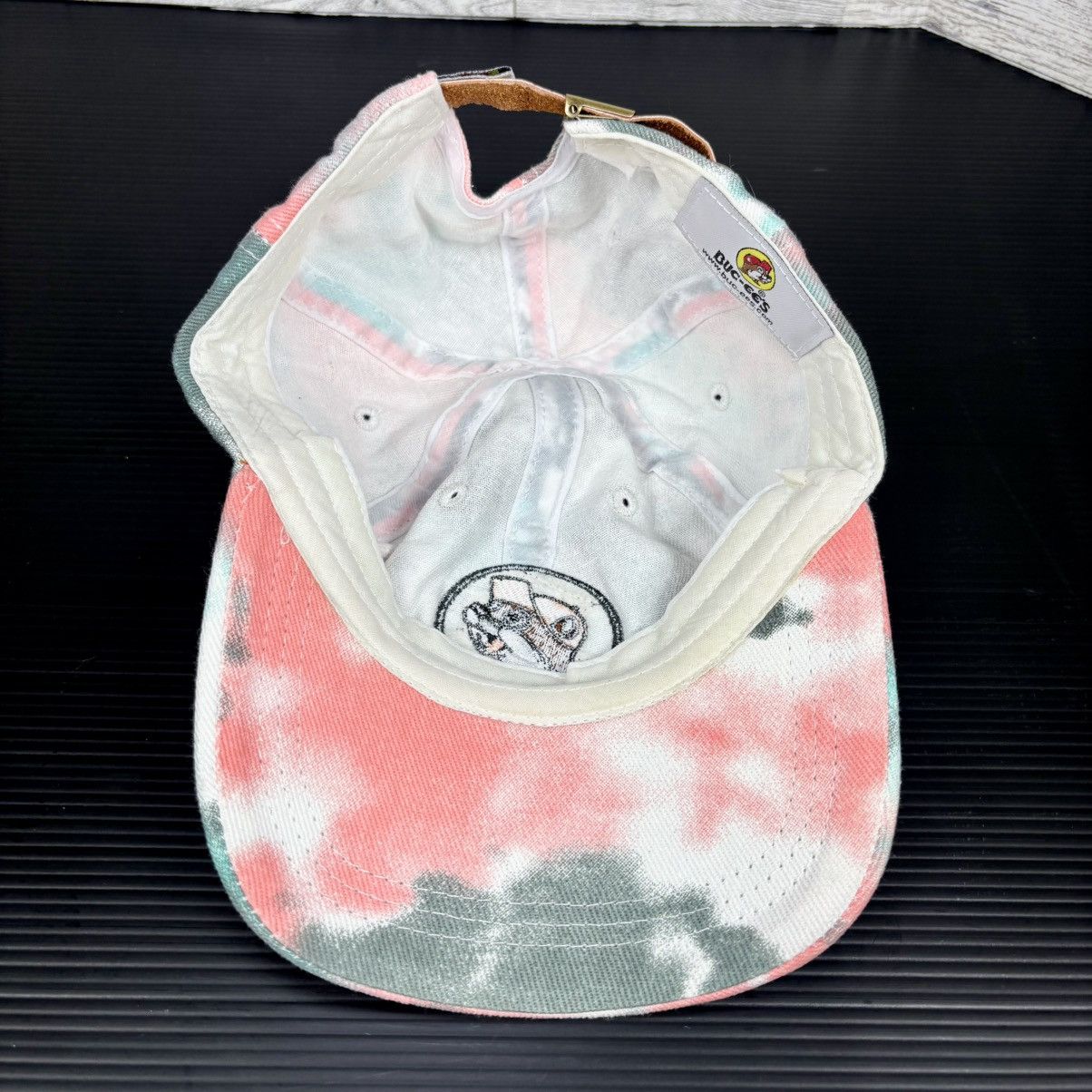 Other Bucees Beaver Baseball Hat Tie Dye Strap Back Cap Adjustable Size ONE SIZE - 8 Thumbnail
