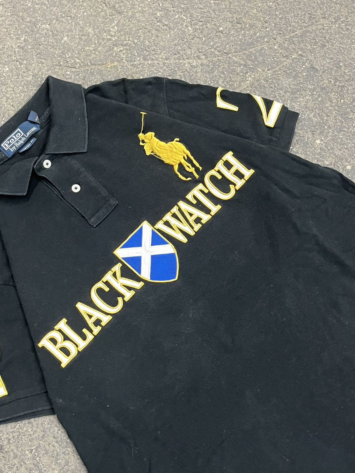 Polo Ralph Lauren Polo Ralph Lauren chief keef style black watch rare hype y2k Size US L / EU 52-54 / 3 - 4 Thumbnail