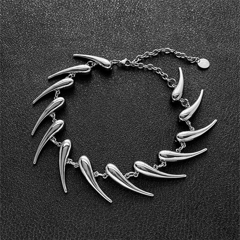 Jewelry Water Drop Necklace Chain Size ONE SIZE - 7 Thumbnail