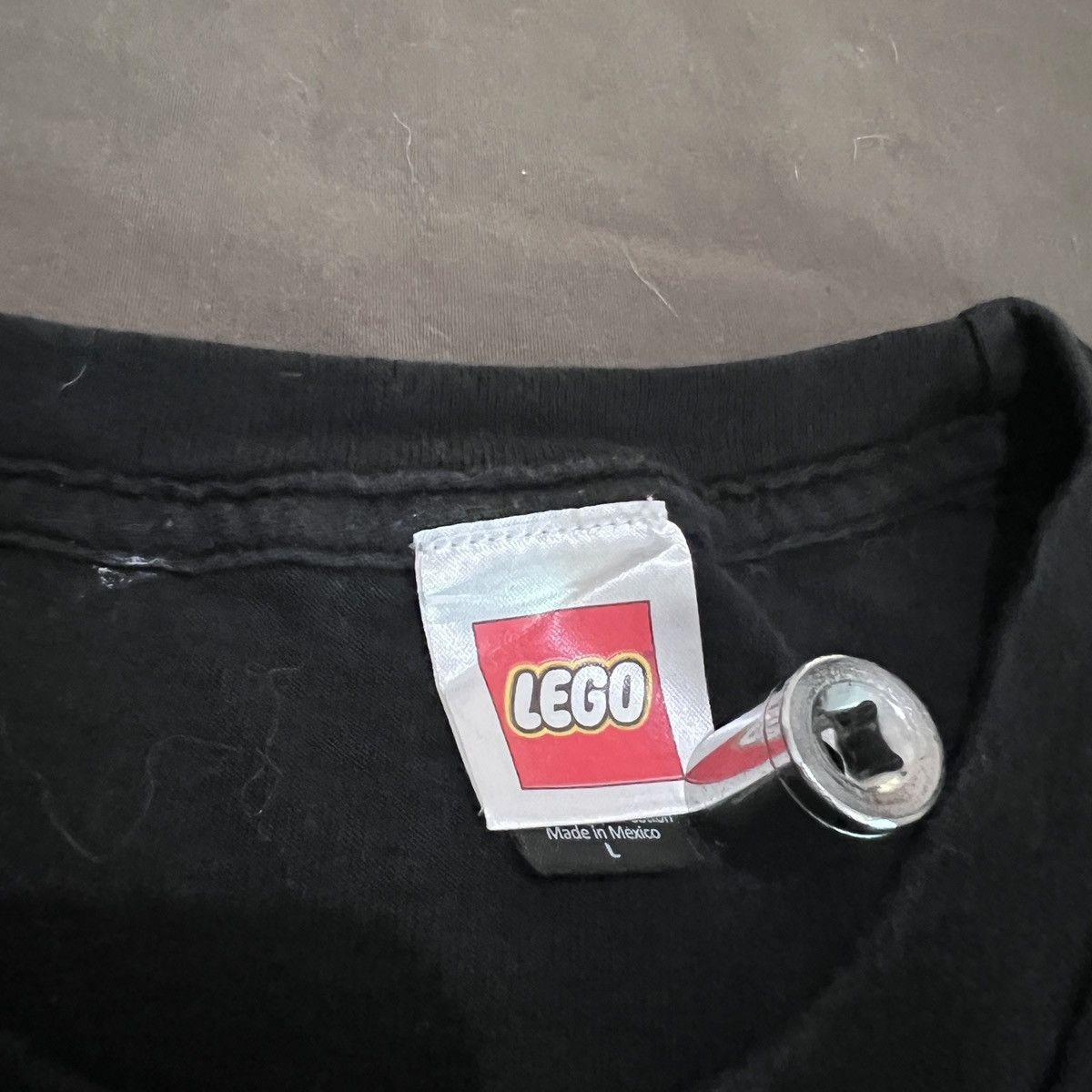 Cartoon Network × LEGO Lego Building Blocks blueprint of blivks black graphic Tee L Size US L / EU 52-54 / 3 - 5 Thumbnail