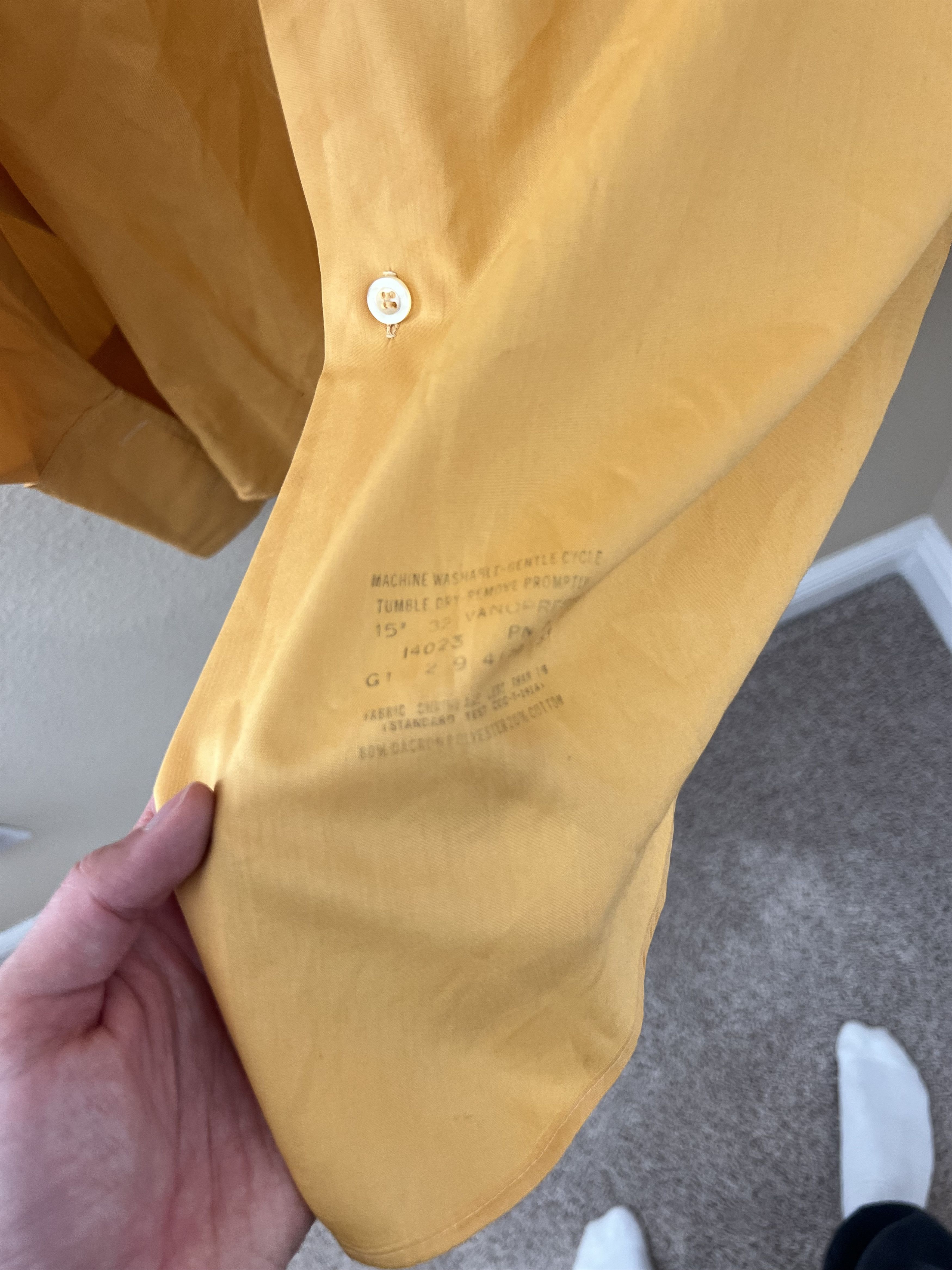 Van Heusen Van Heusen vintage golden button up Size US L / EU 52-54 / 3 - 2 Thumbnail