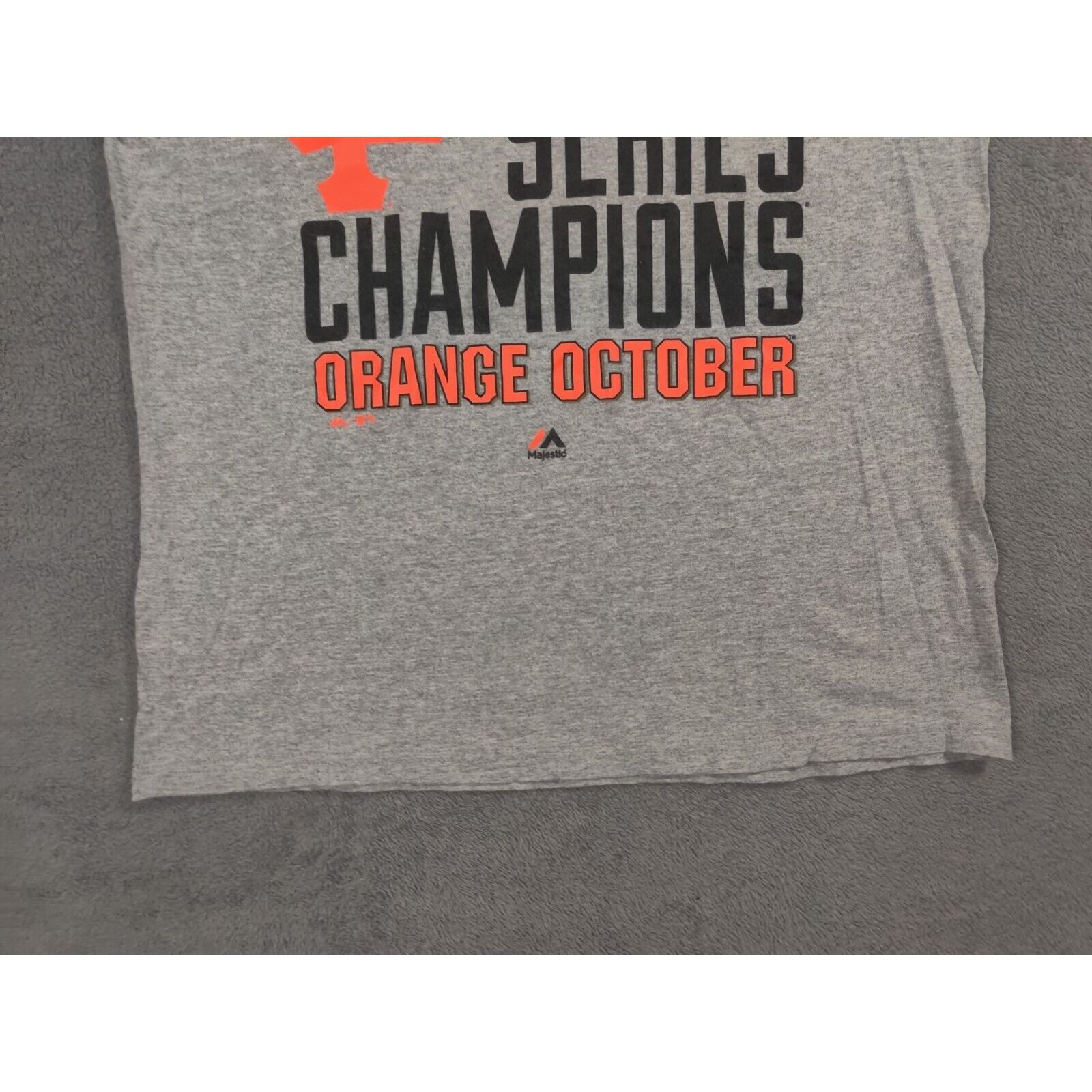 Majestic San Francisco Giants Shirt 2014 Orange October Champions Size US L / EU 52-54 / 3 - 4 Thumbnail